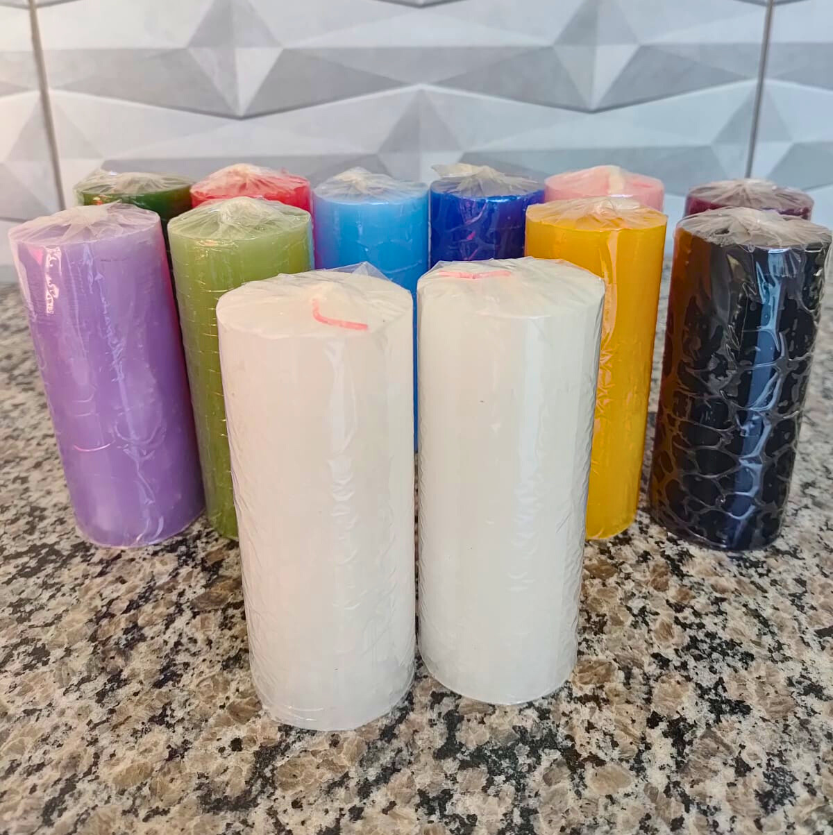 Vela Votiva 7 Dias, 13.5cm, todas as cores.