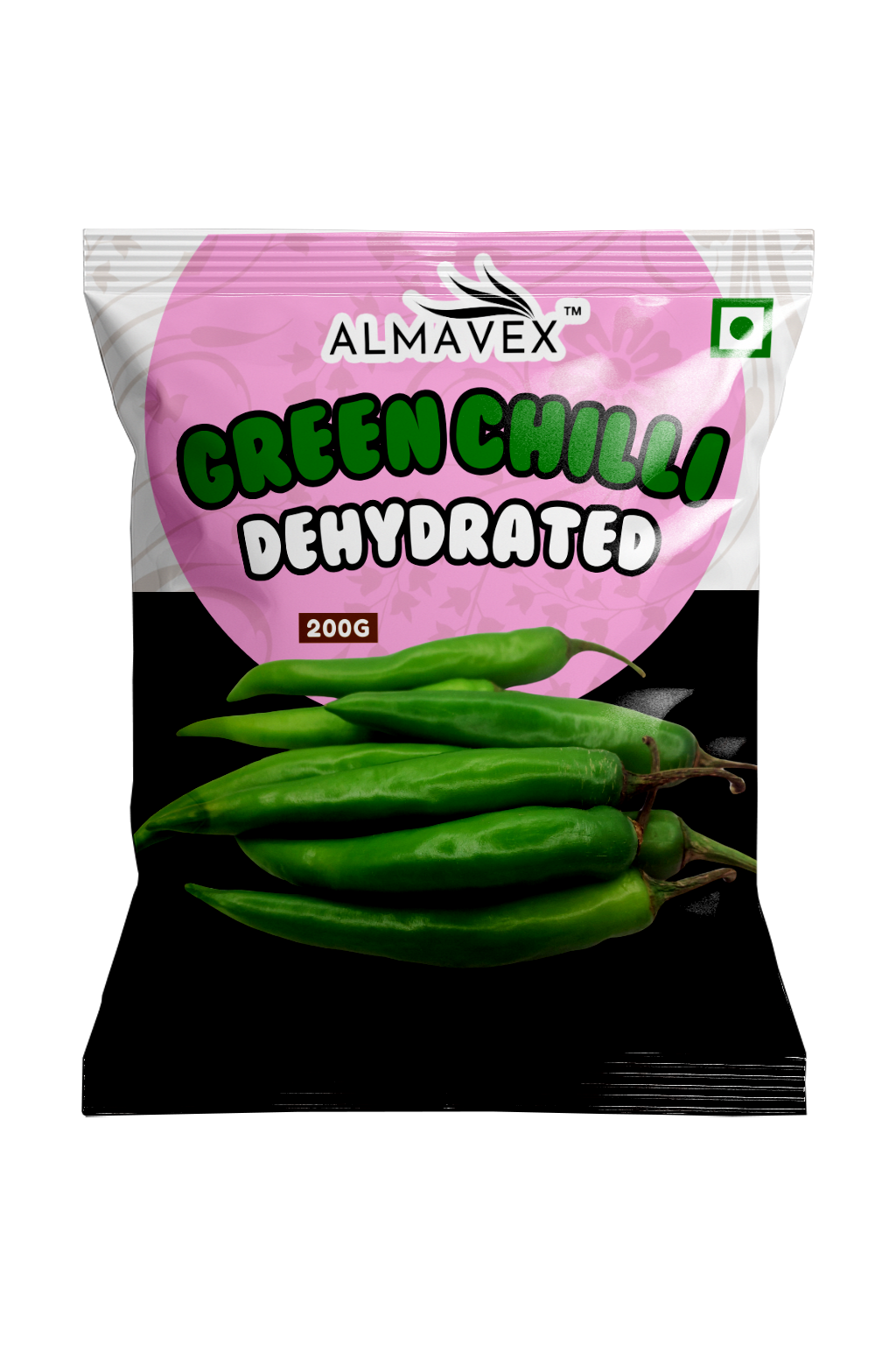 Almavex Dehydrated Green Chilli 200g