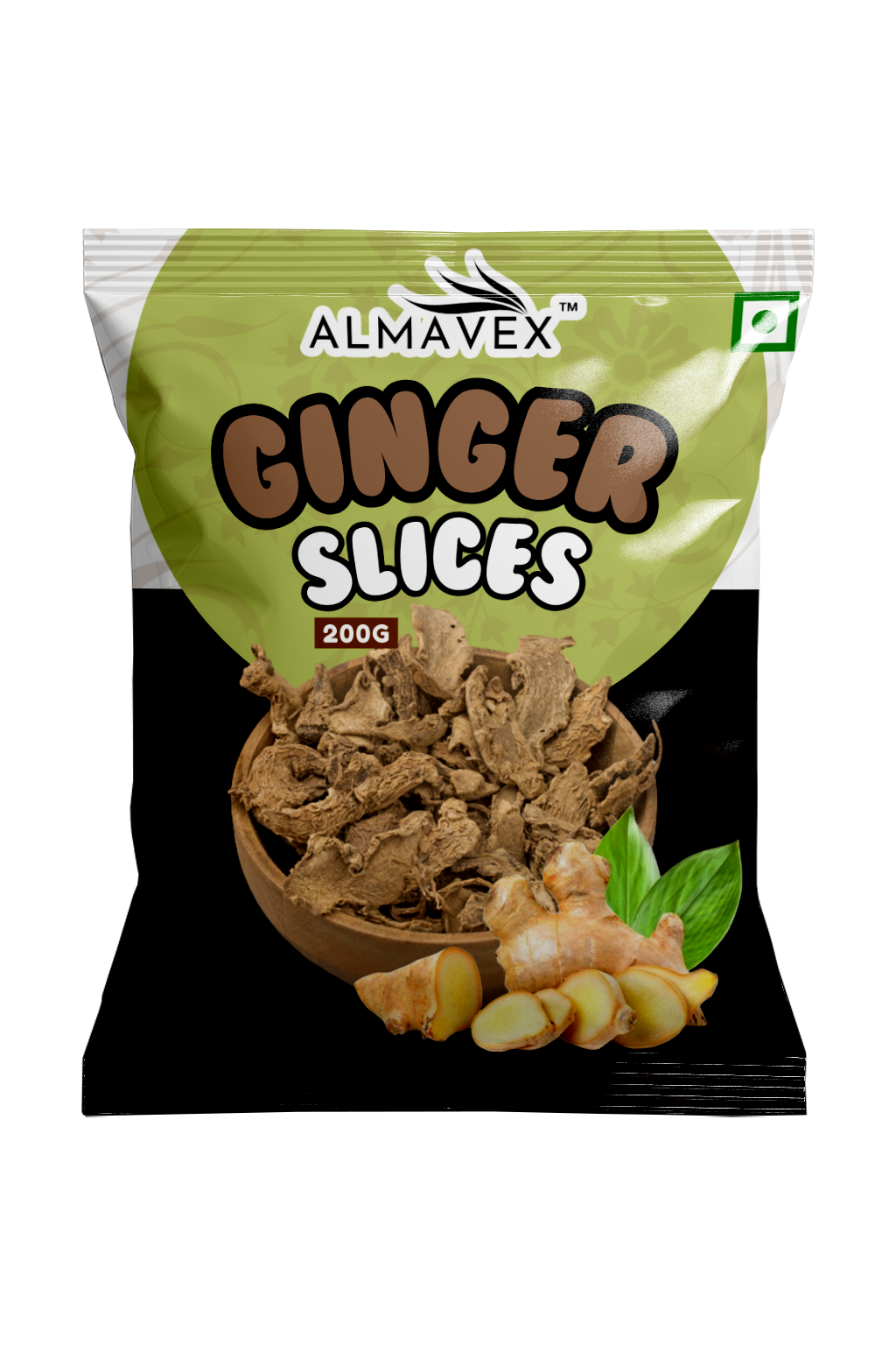 Almavex Ginger Slices 200g