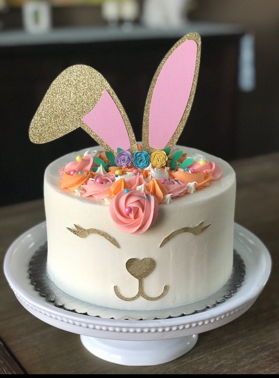 Bunny Cake Topper, Some Bunny is One Cake Topper