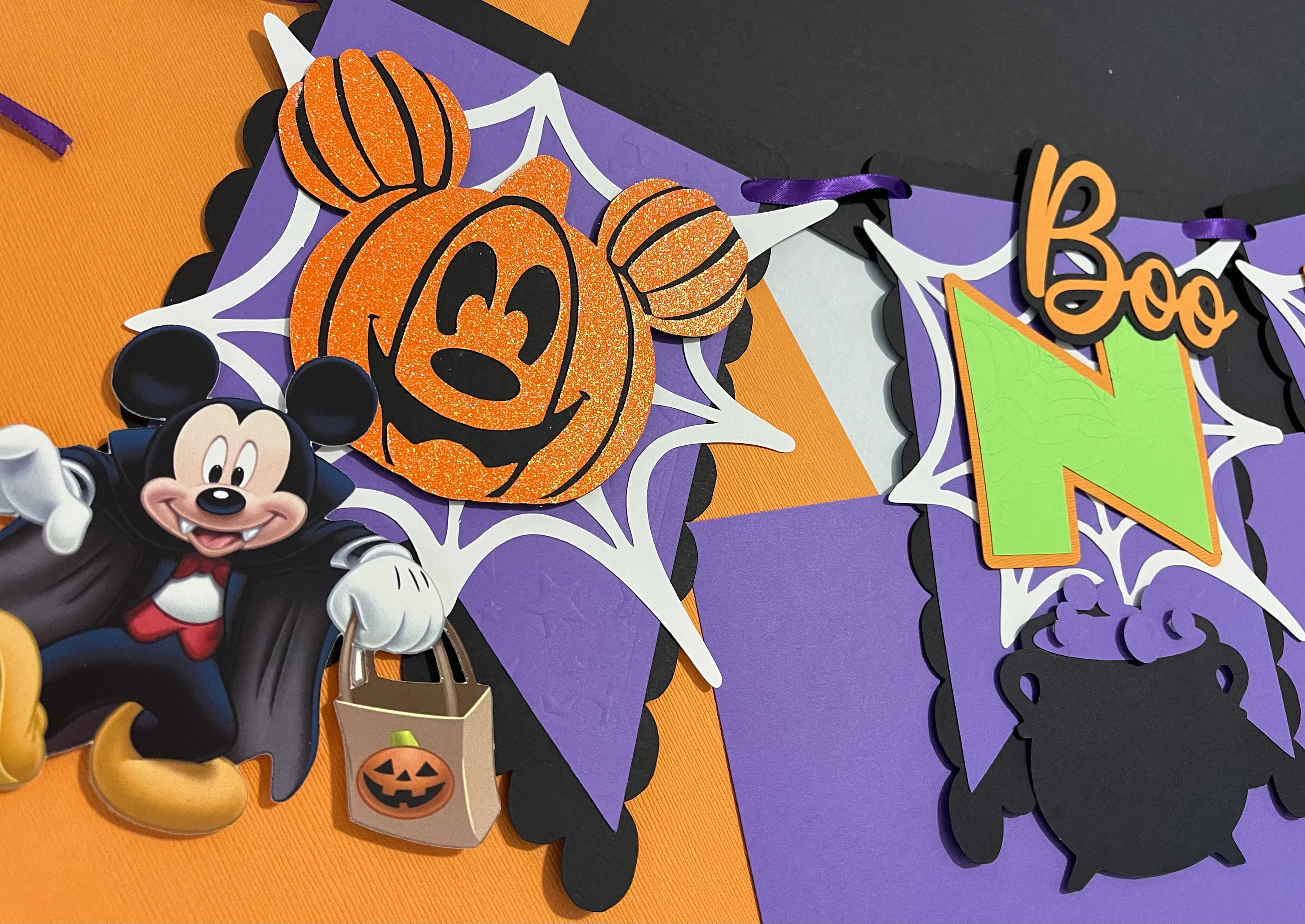 Mickey Mouse Halloween Banner