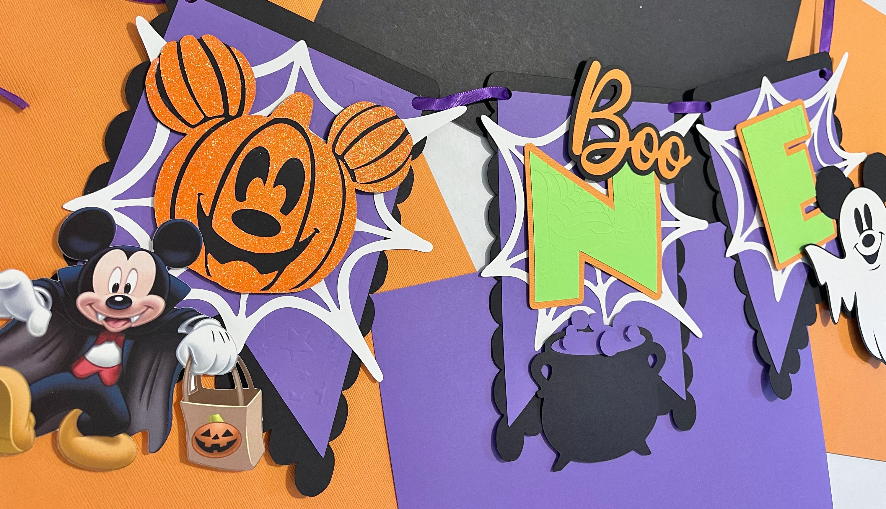 Mickey Mouse Halloween Banner