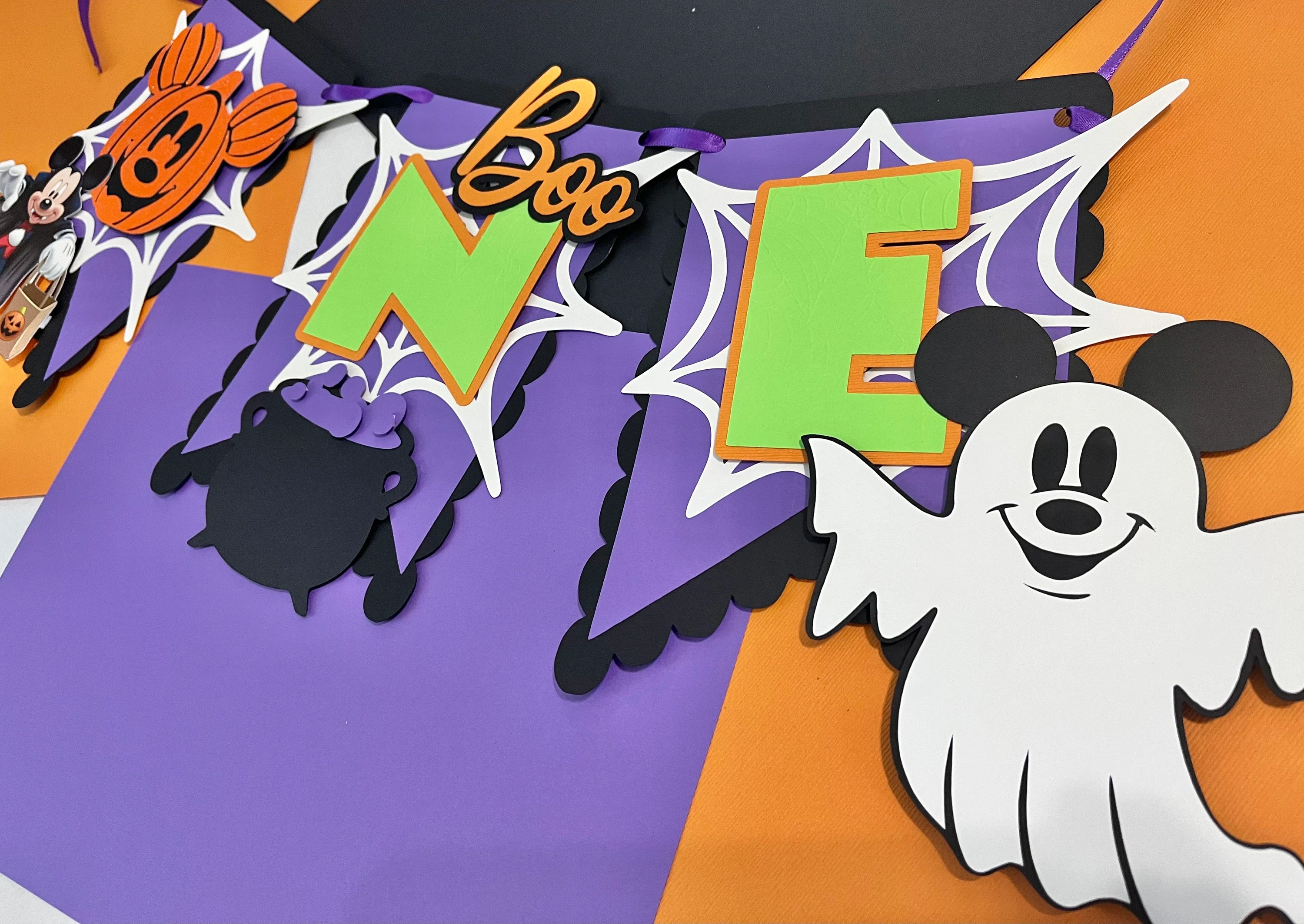 Mickey Mouse Halloween Banner