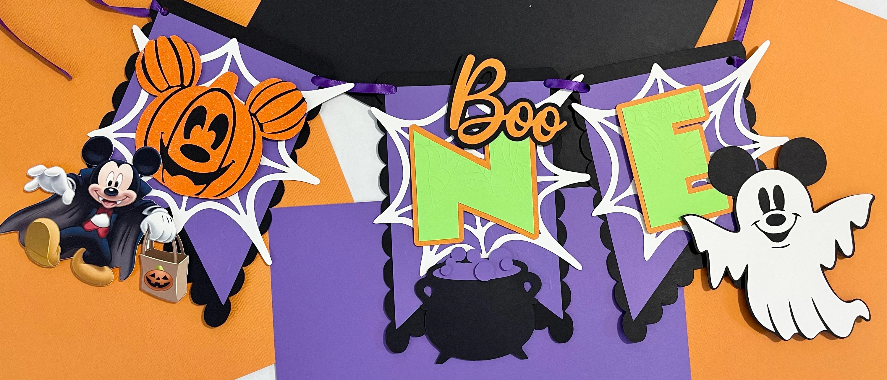 Mickey Mouse Halloween Banner