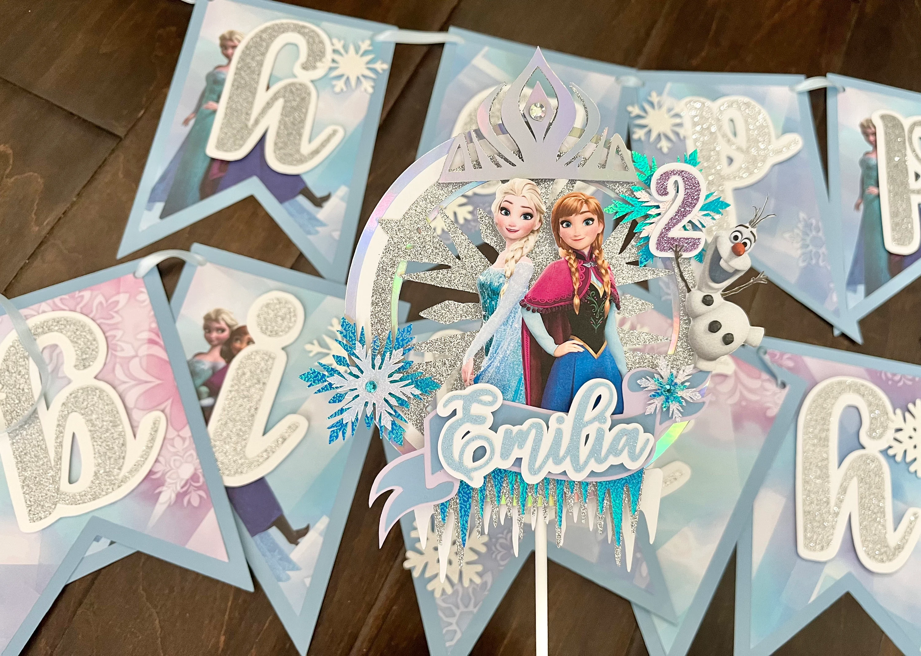 Frozen Inspired Banner