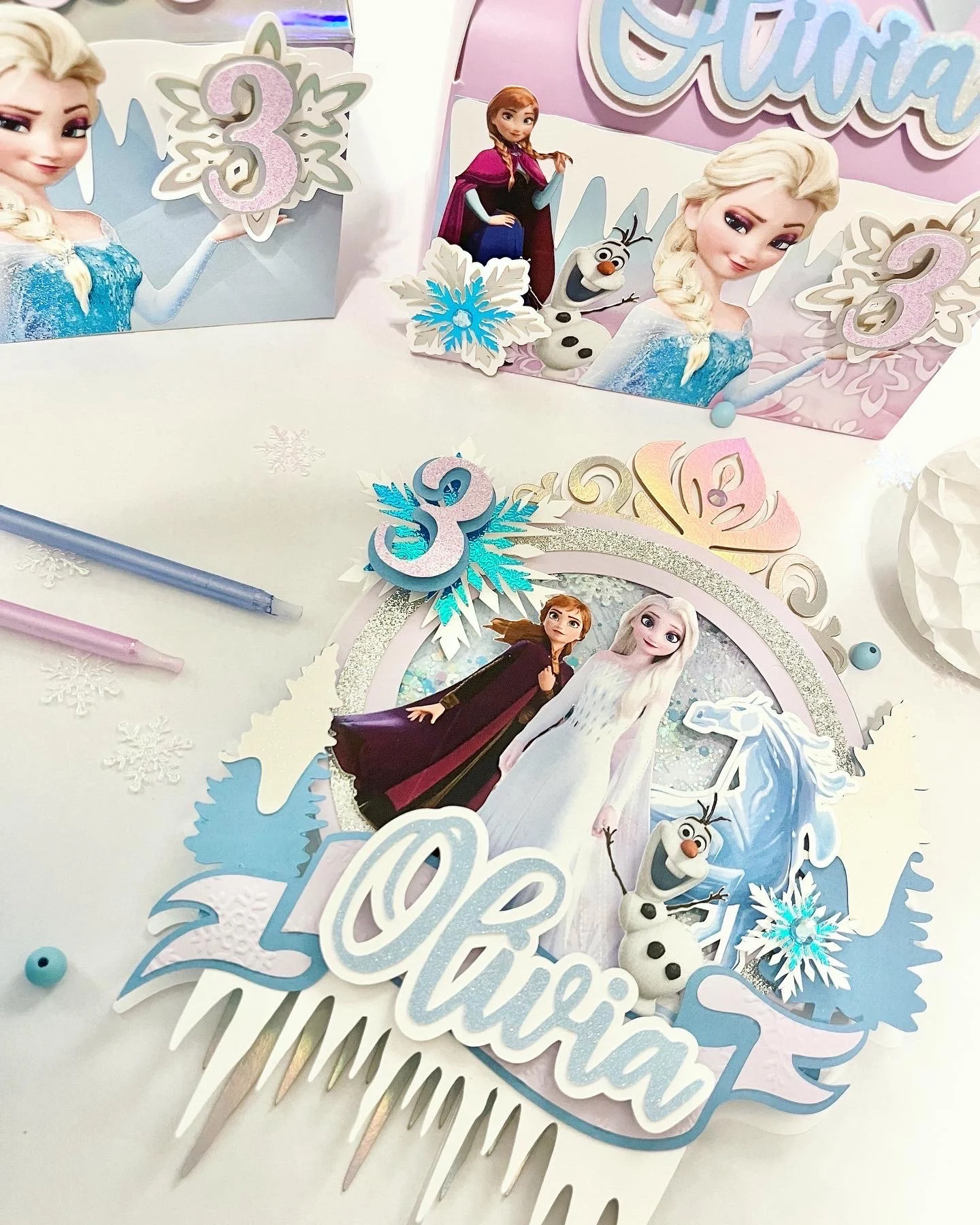 Frozen Inspired Banner