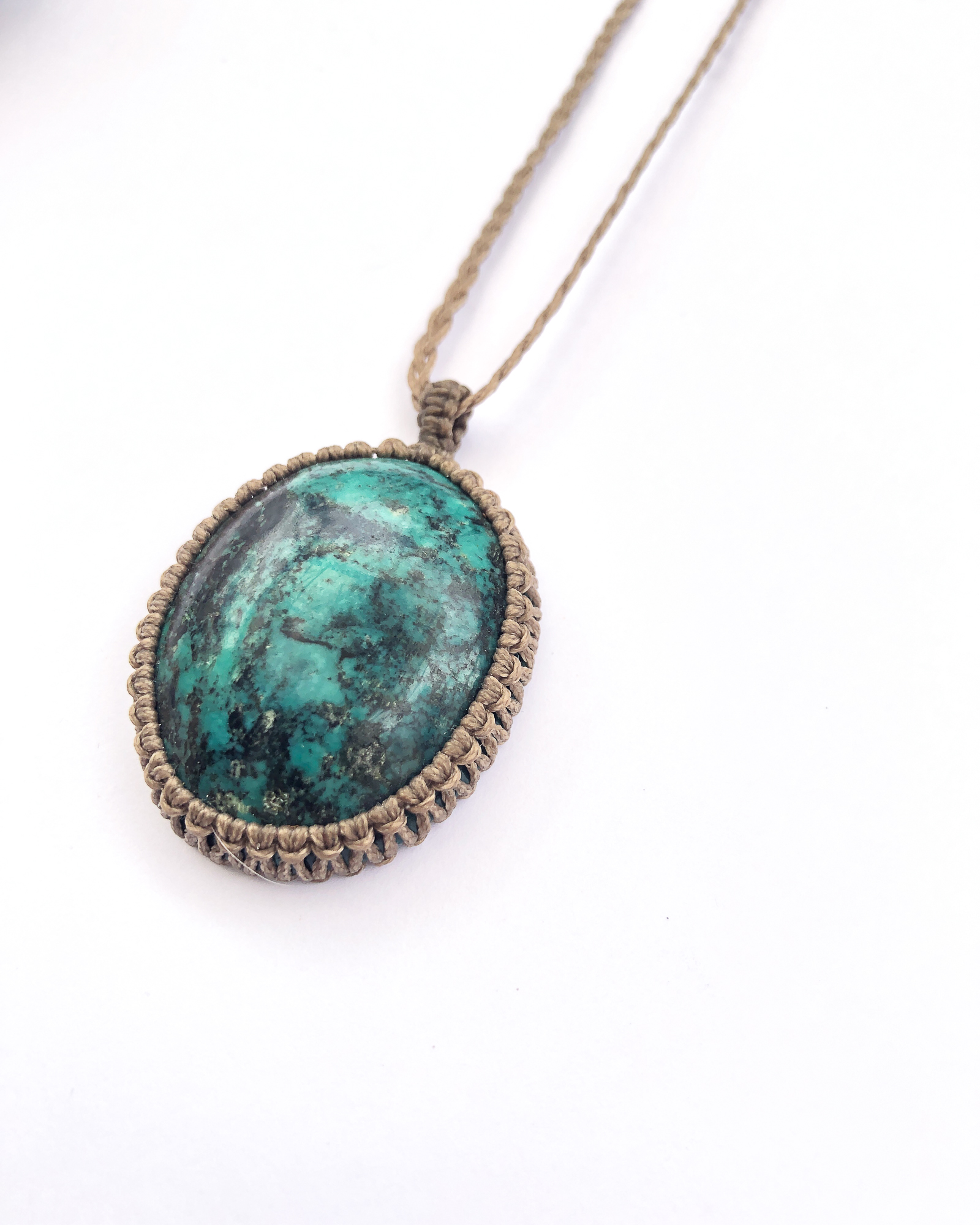 Turquoise Stone Pendant Necklace