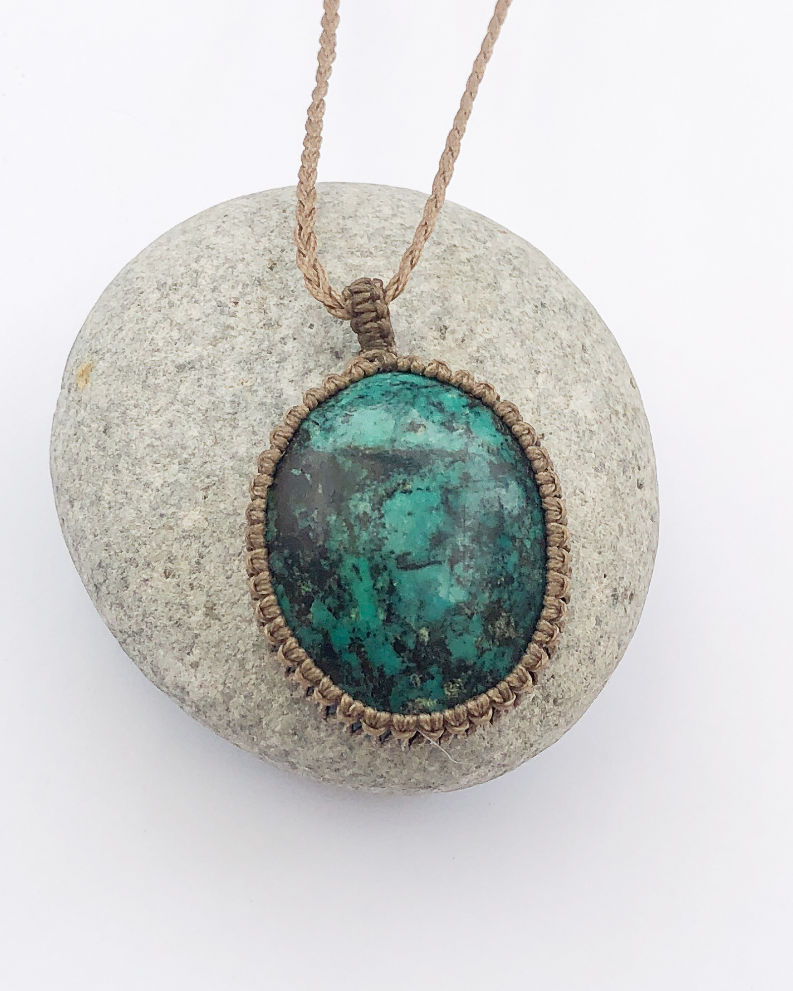 Turquoise Stone Pendant Necklace