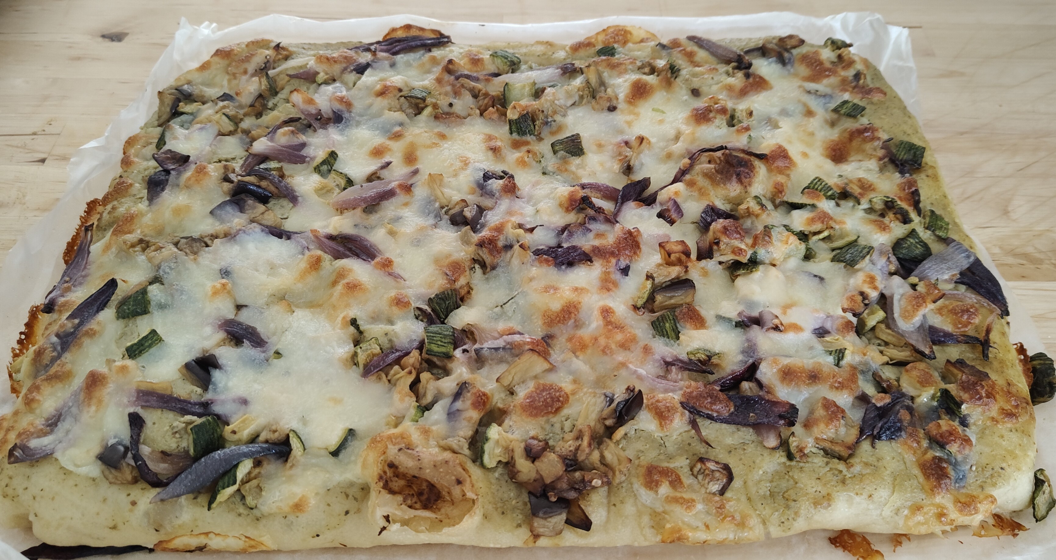 La pizza in Teglia Romaine