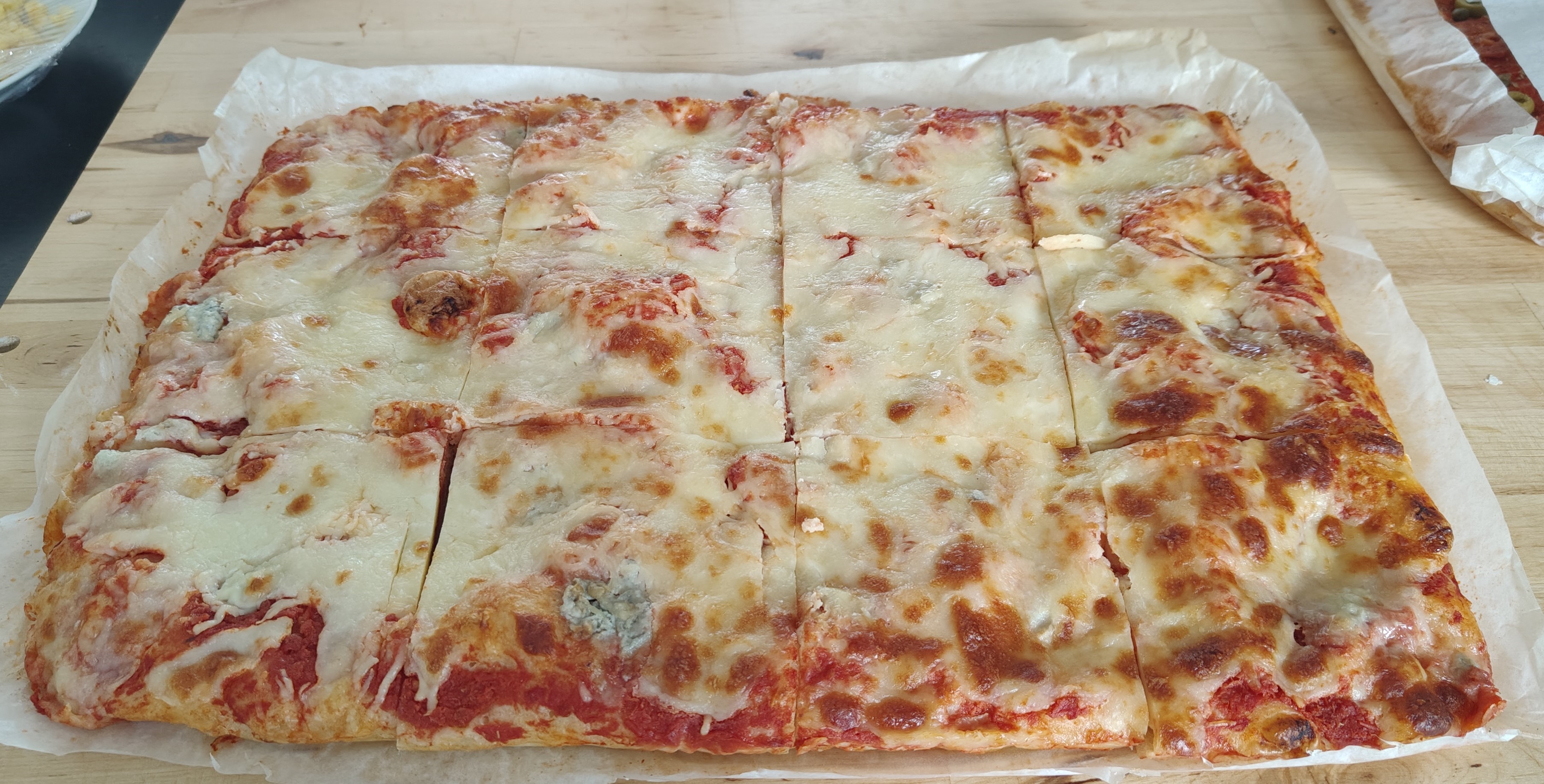 La pizza in Teglia Romaine