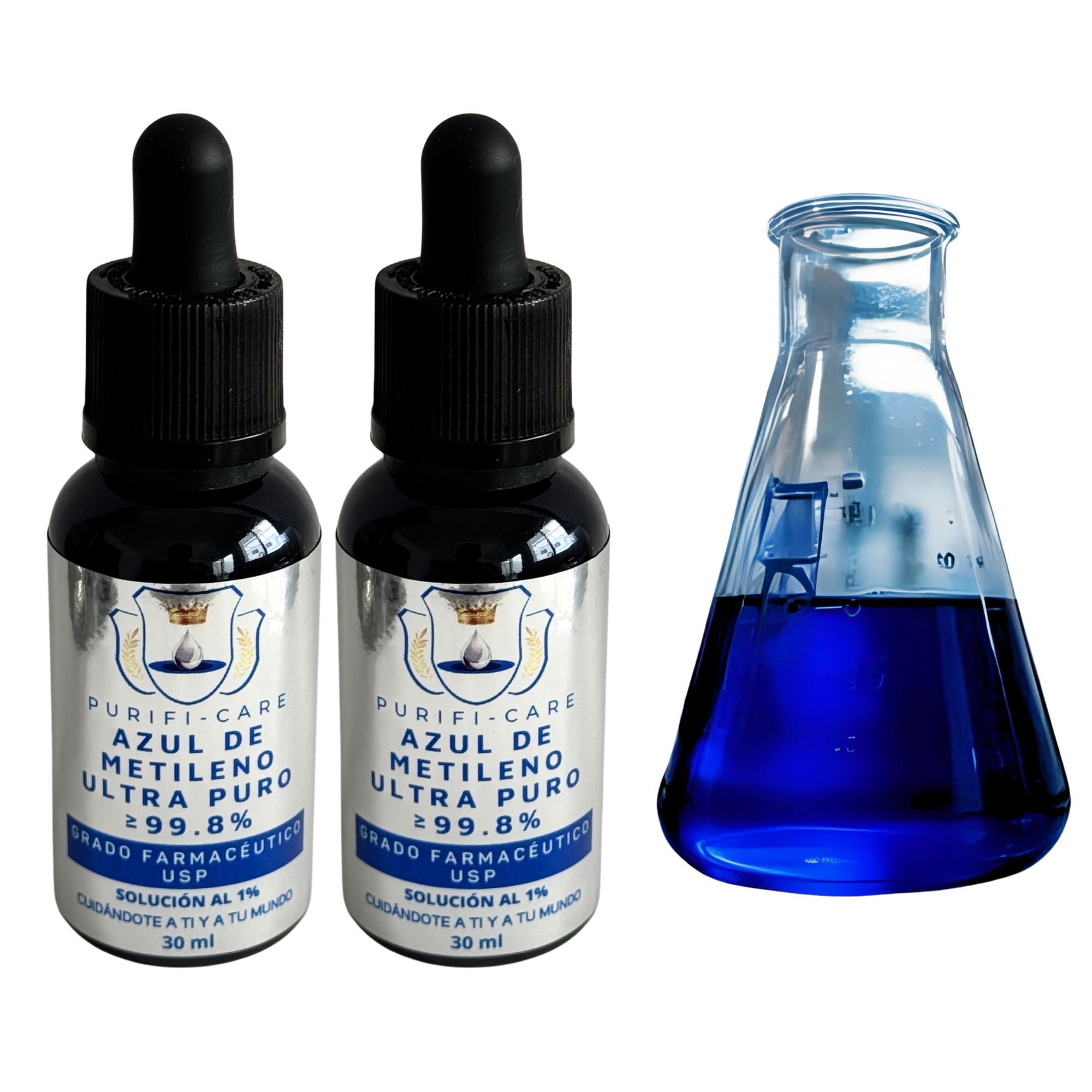Azul de Metileno Grado Farmacéutico USP - 60 ml