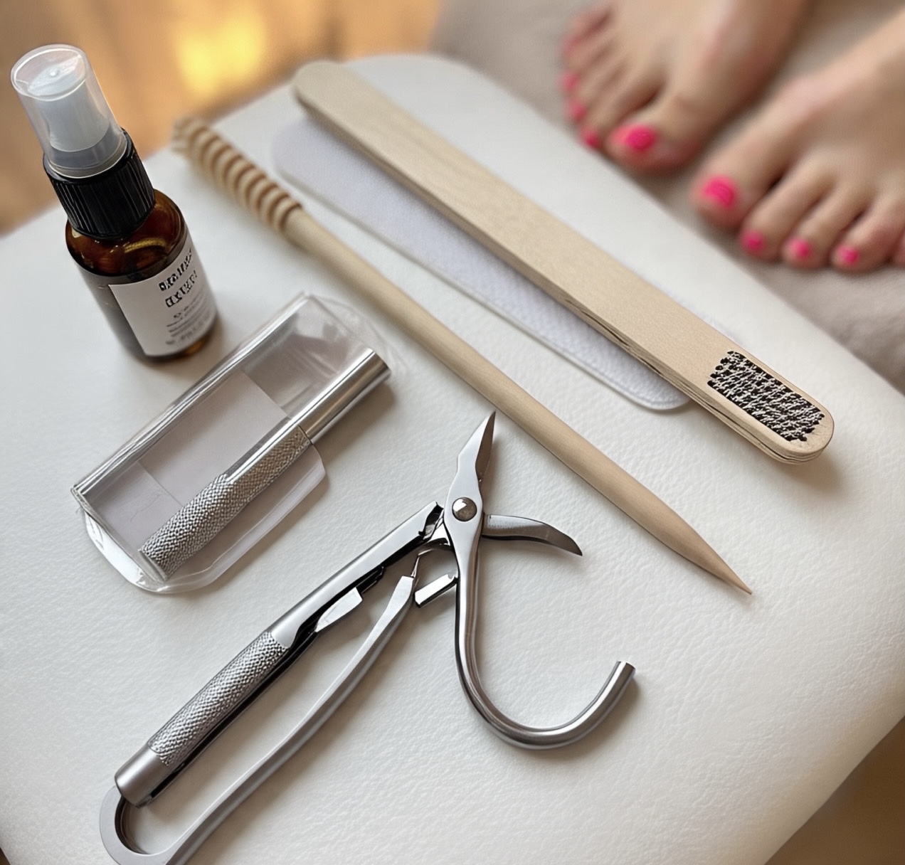 Cut and File Nails for Both Hands and Feet