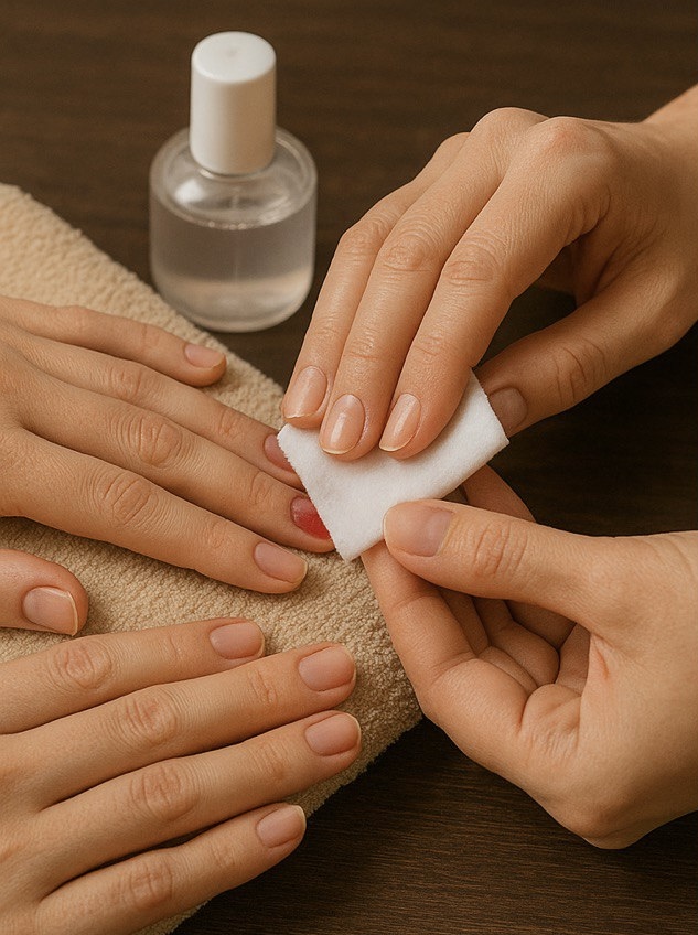 Nail Polish Removal with Classic Polish change.