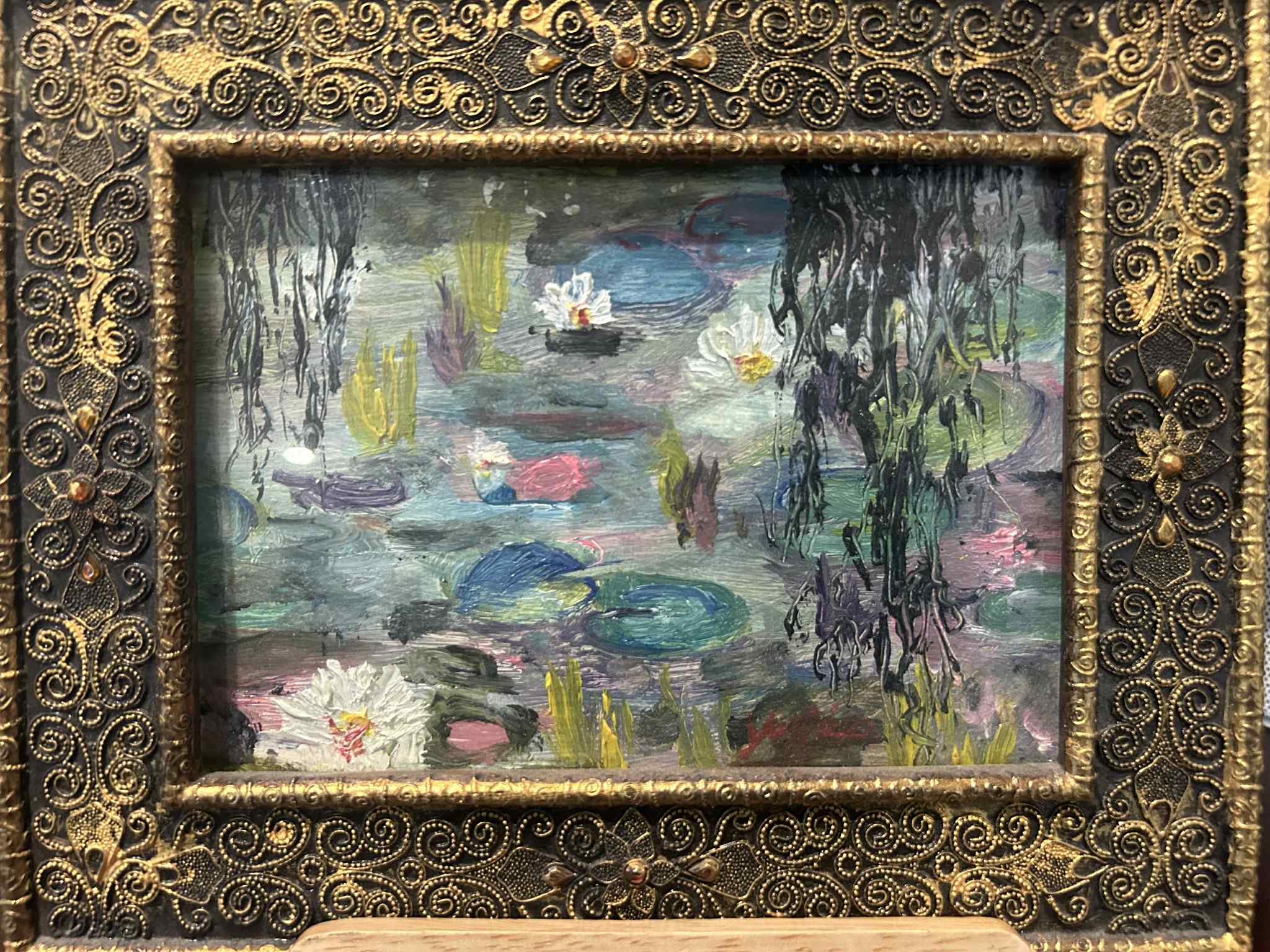Waterlily 6.5" x 4.5"/ 睡蓮　15.51 cm x 11.43 cm