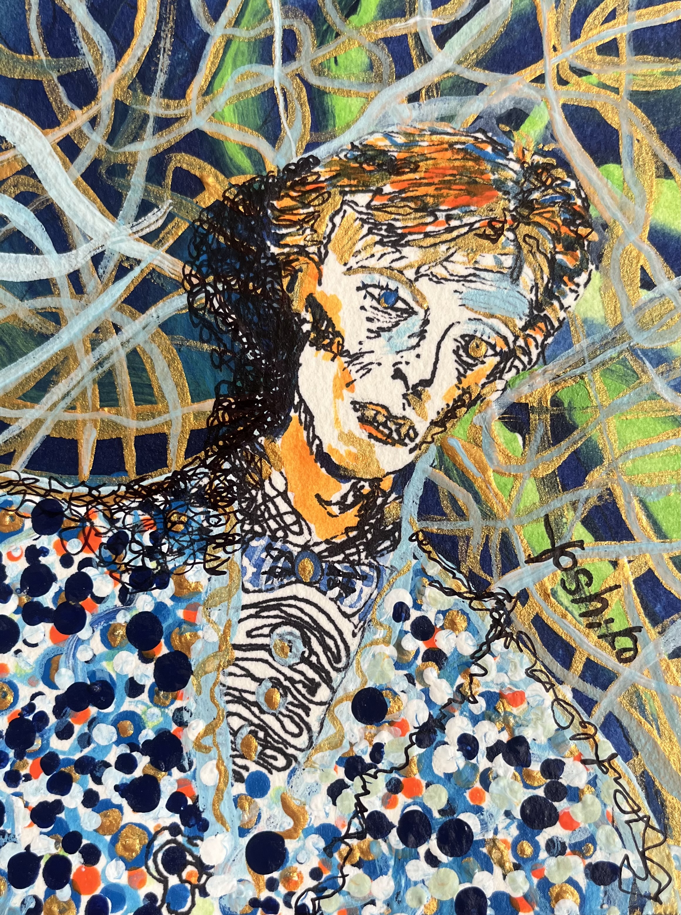 [SOLD OUT] David,  postcard  1/2" x 5 1/2" / [売り切れ]デイビッド10.8 cm x 13.97 cm ポストカード