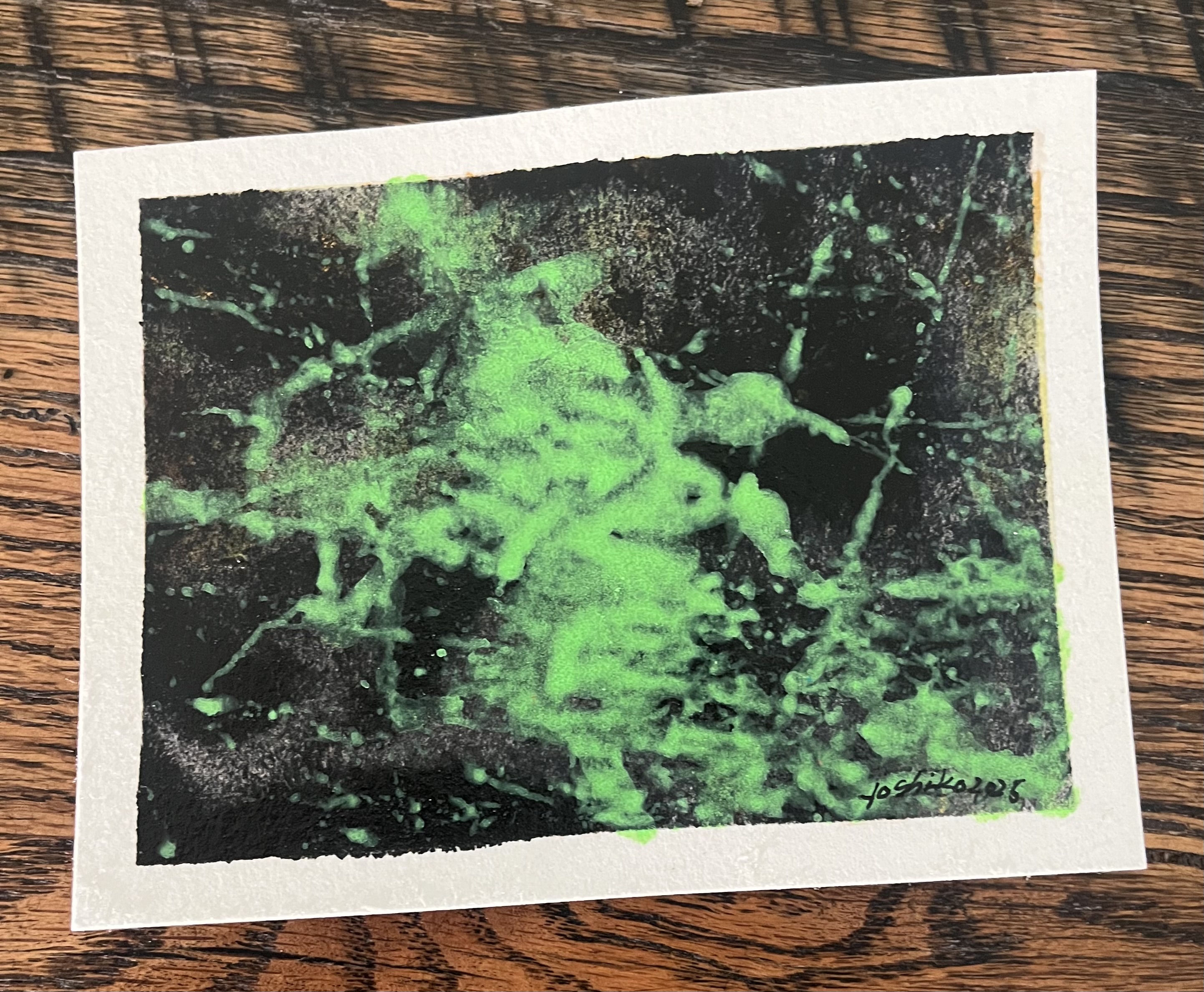 Acrylic Postcard with envelope "His Way"/ アクリリック ポストカード封筒つき「ヒズウェイ」