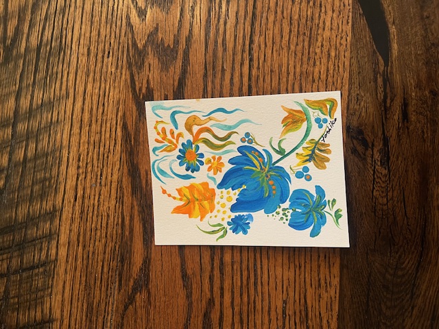"Dream"/「夢」Acrylic postcard/ Acrylic postcard アクリリック 画材ポストカード
