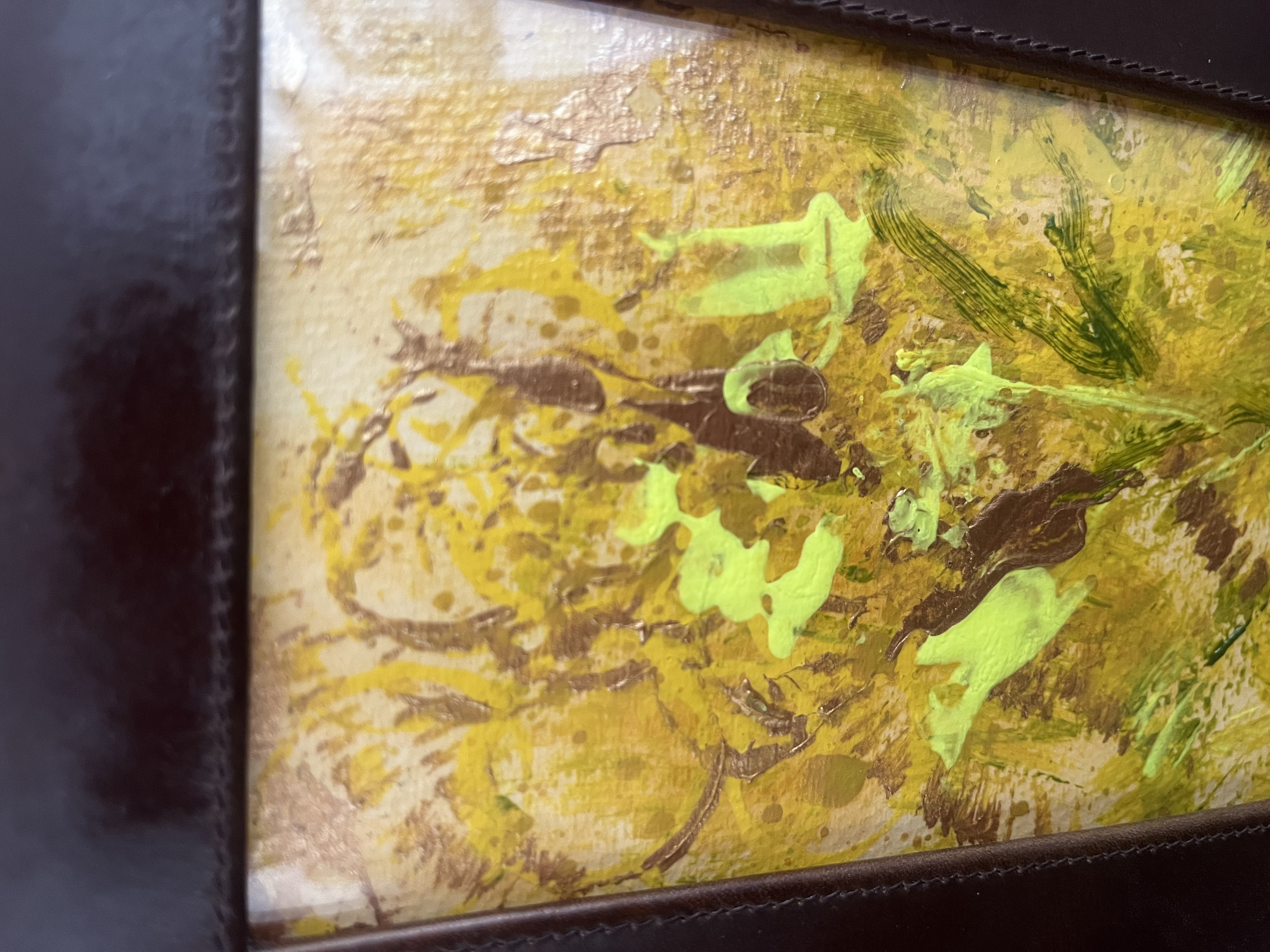 Acrylic 5.5" x 3.5" [Good Luck Money]/14 cm x 9 cm アクリリック「金運アップ」