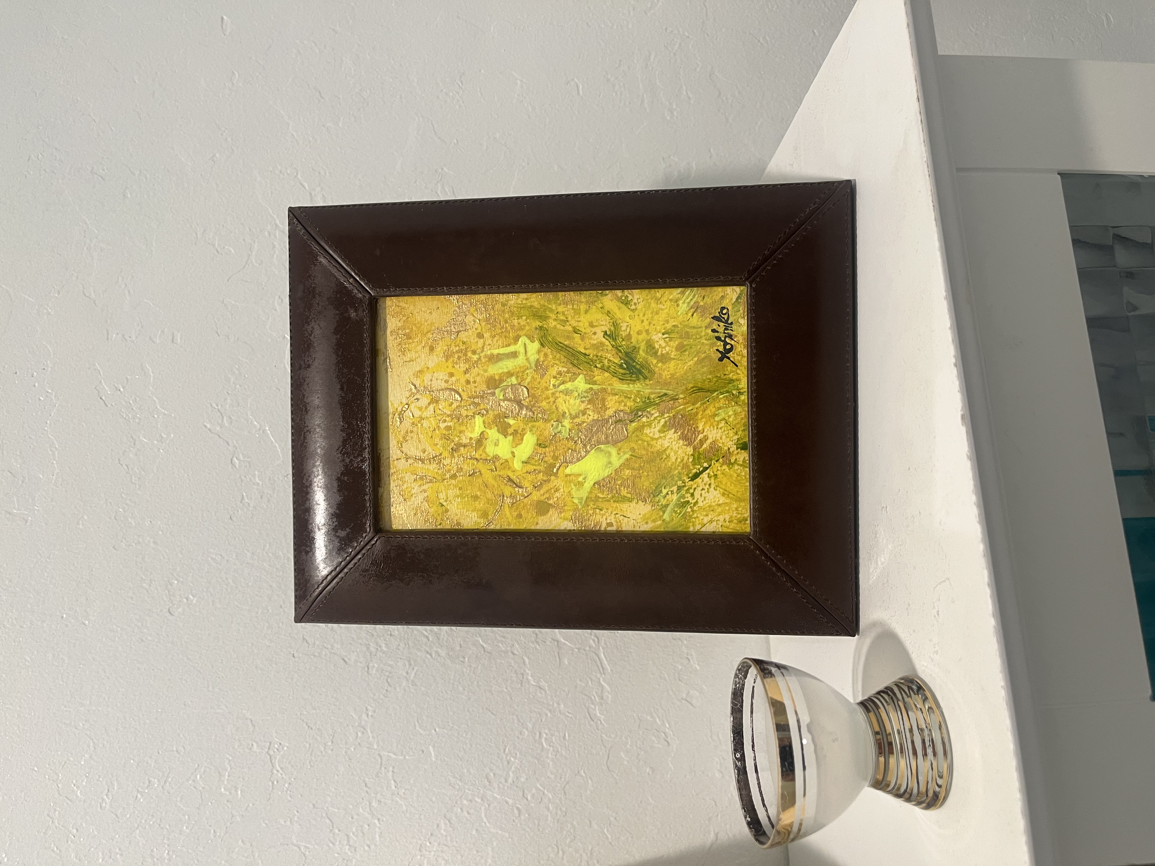 Acrylic 5.5" x 3.5" [Good Luck Money]/14 cm x 9 cm アクリリック「金運アップ」