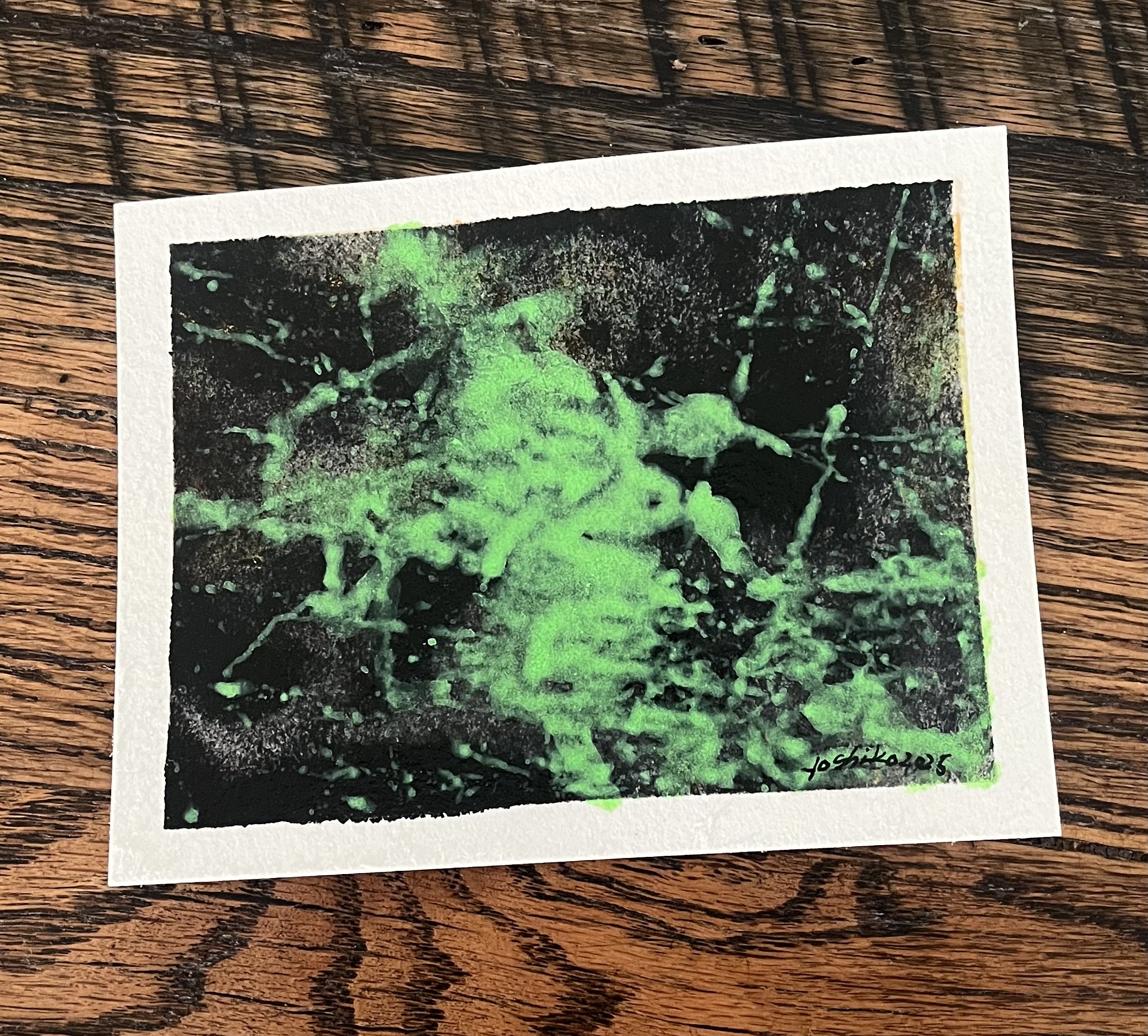 Acrylic Postcard with envelope "His Way"/ アクリリック ポストカード封筒つき「ヒズウェイ」