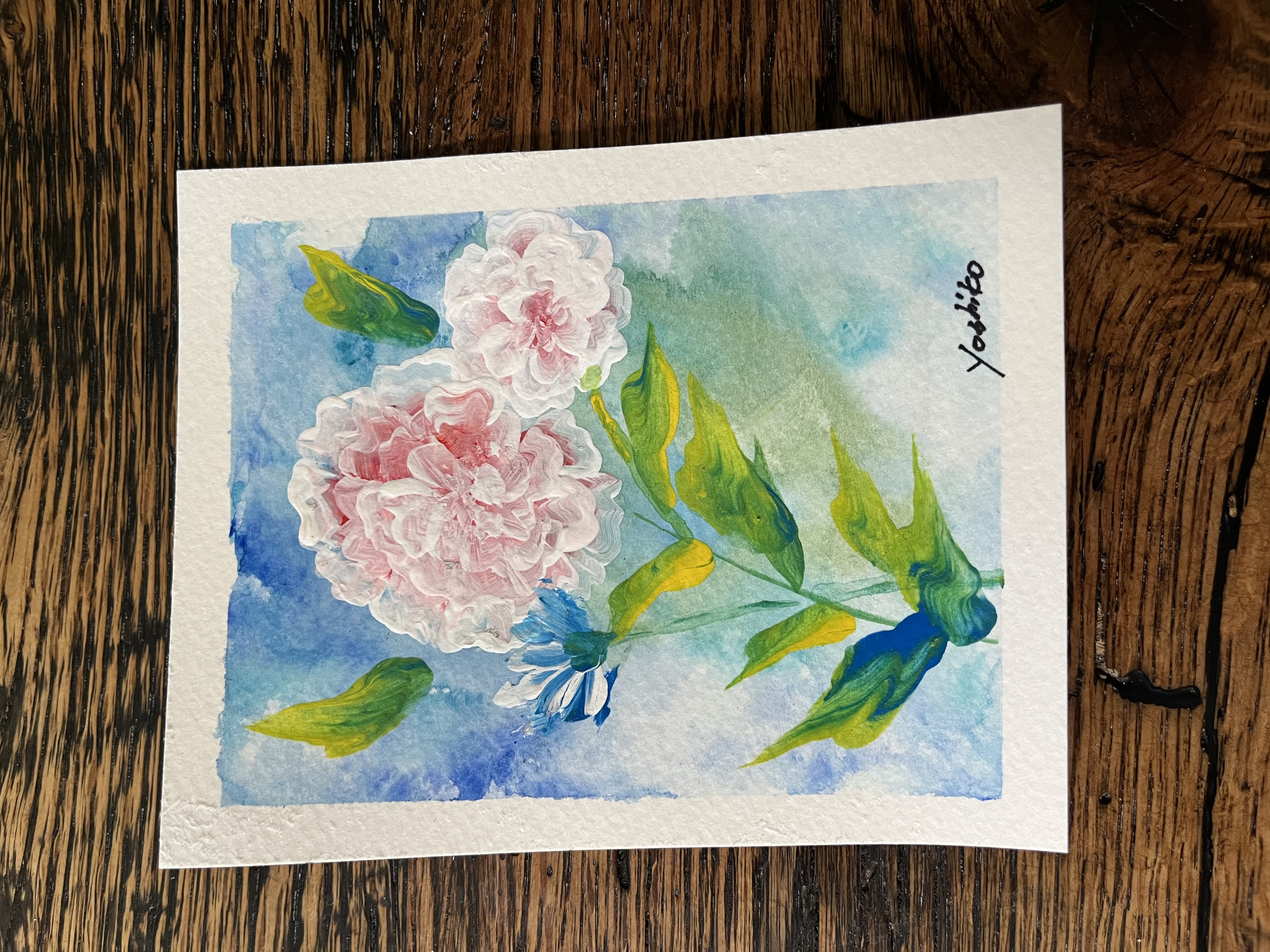 Acrylic Postcard, "Mother's Day" / アクリリック ポストカード「母の日」