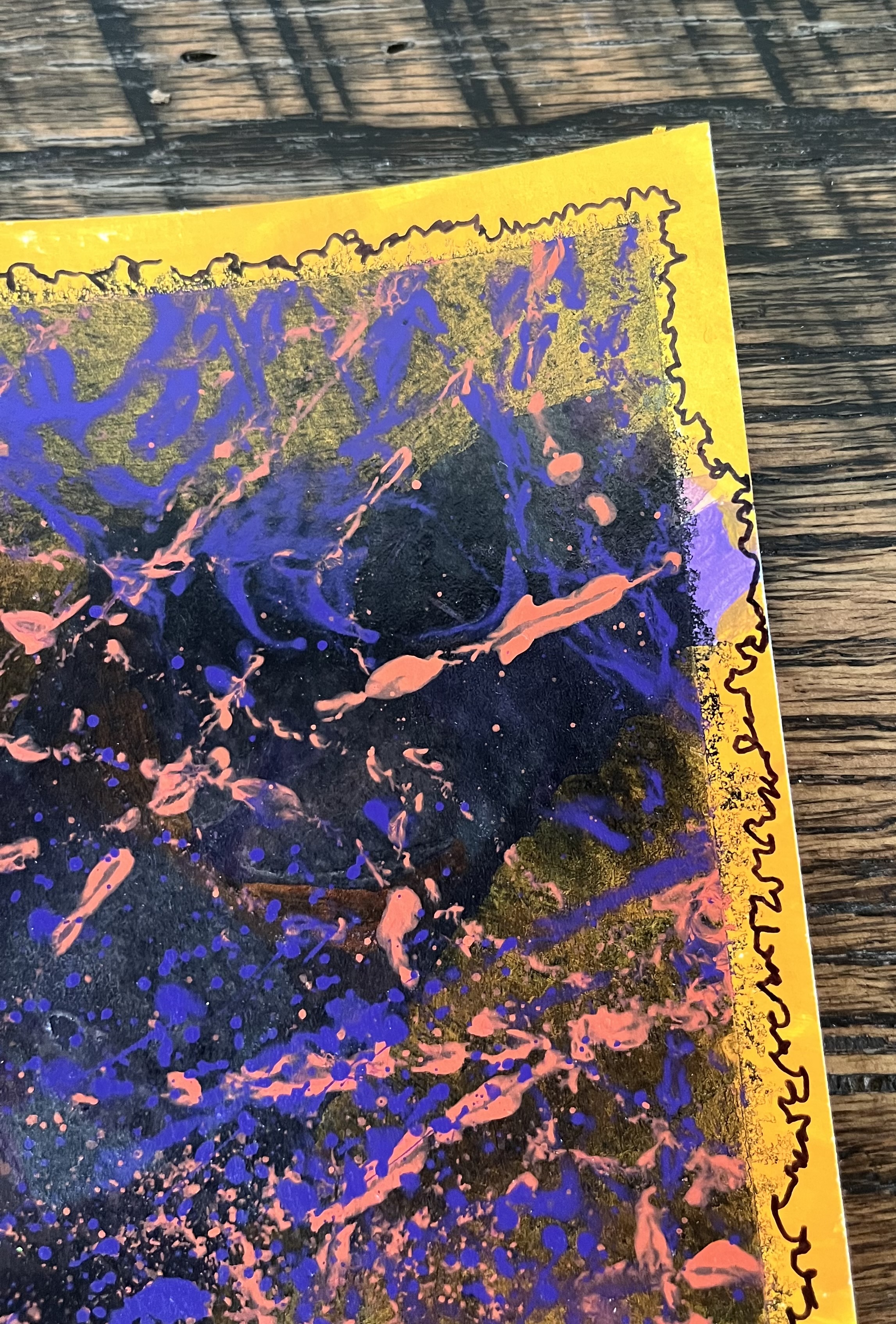 Acrylic Postcard with envelope "My Way"/アクリリック 画材ポストカード「マイウェイ」