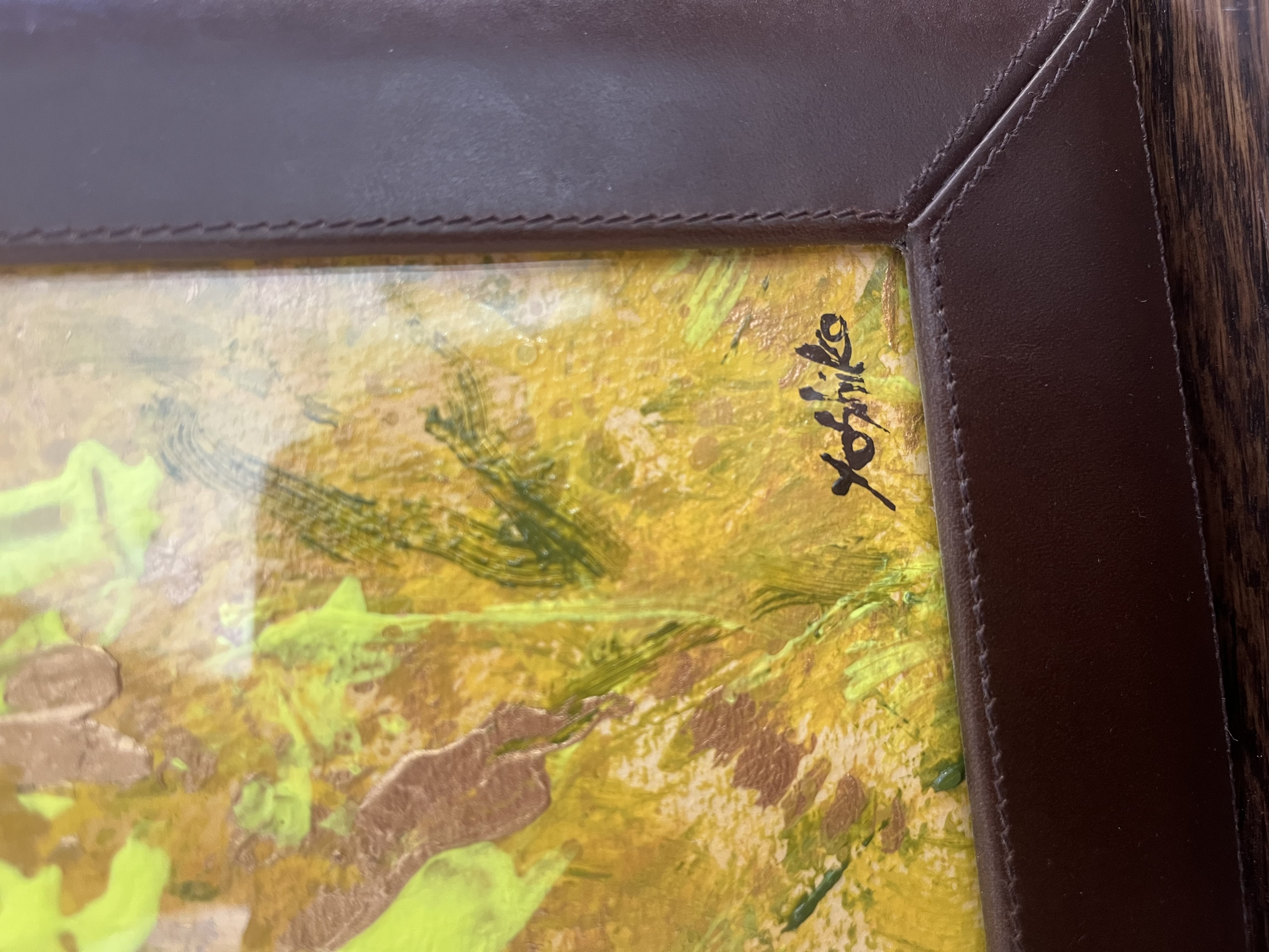 Acrylic 5.5" x 3.5" [Good Luck Money]/14 cm x 9 cm アクリリック「金運アップ」