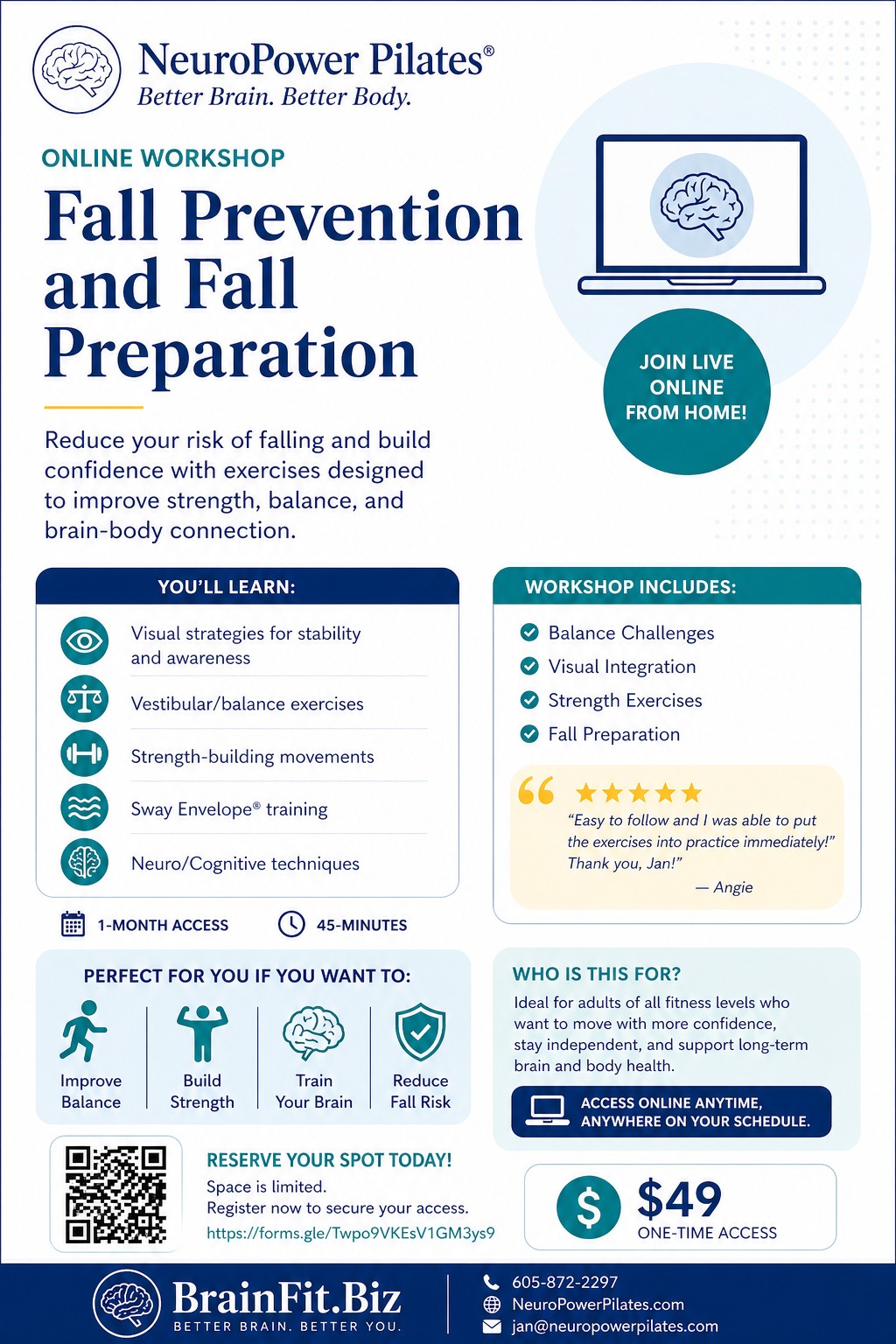 Complete BrainFit Fall Prevention Bundle