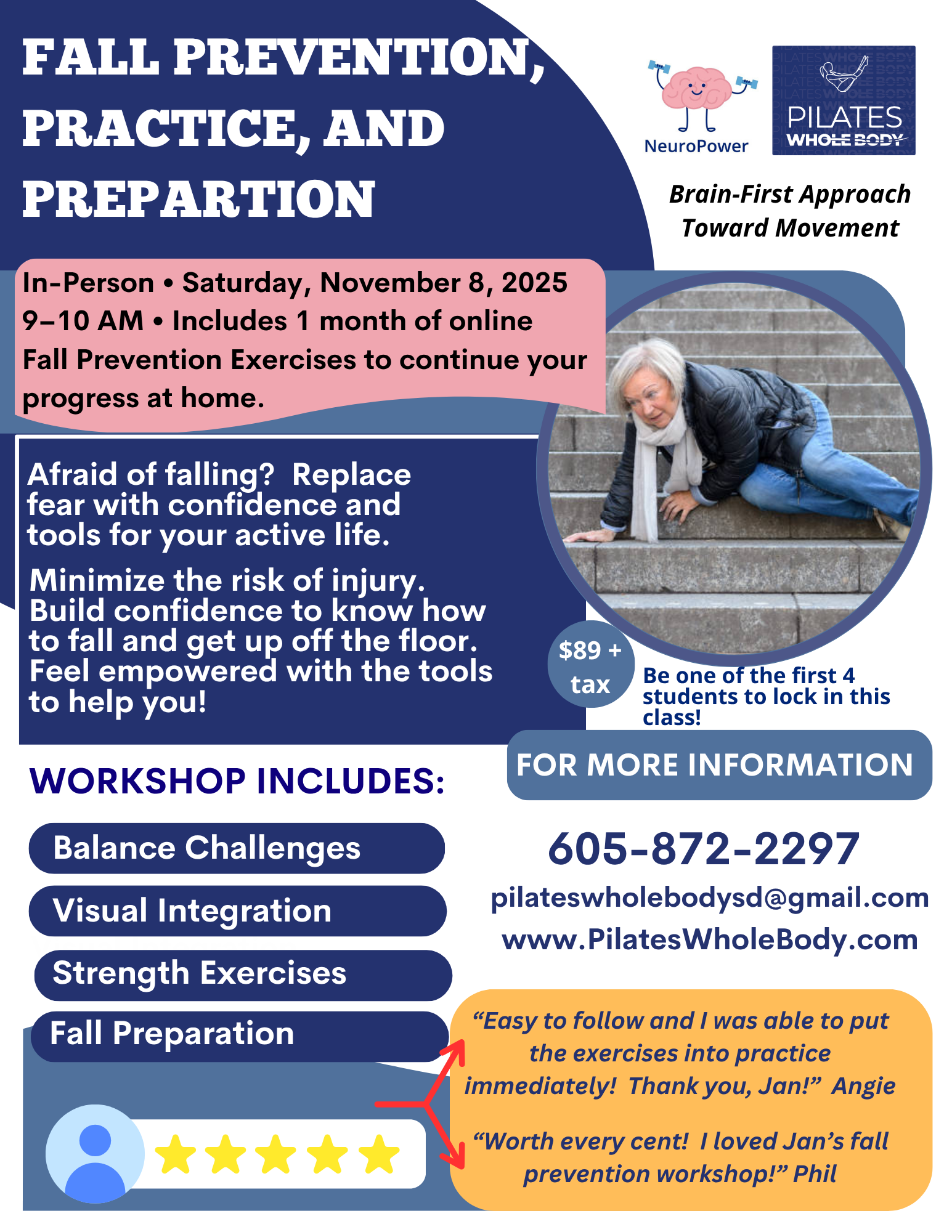 Fall Prevention and Preparation Workshop