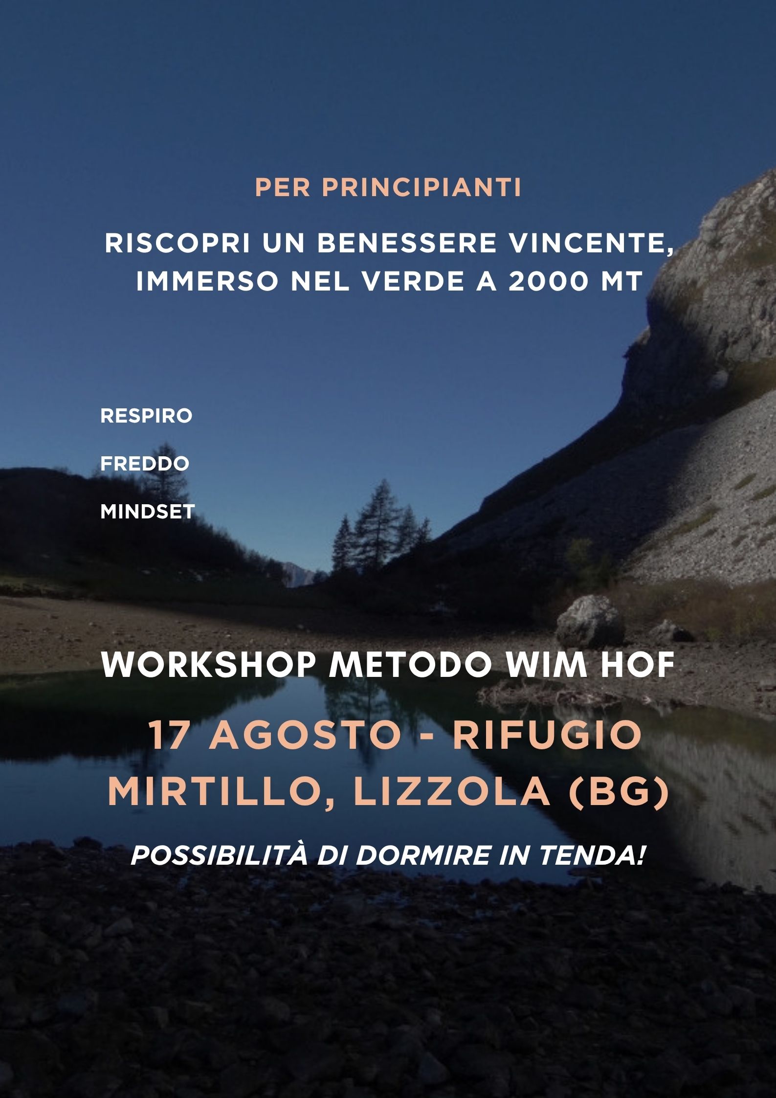 17 agosto - Workshop metodo Wim Hof