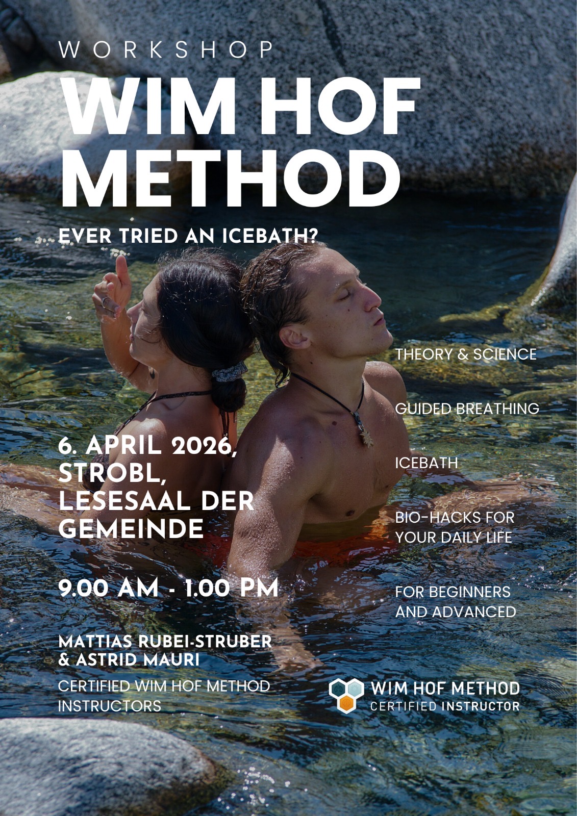 6 aprile - Workshop metodo Wim Hof