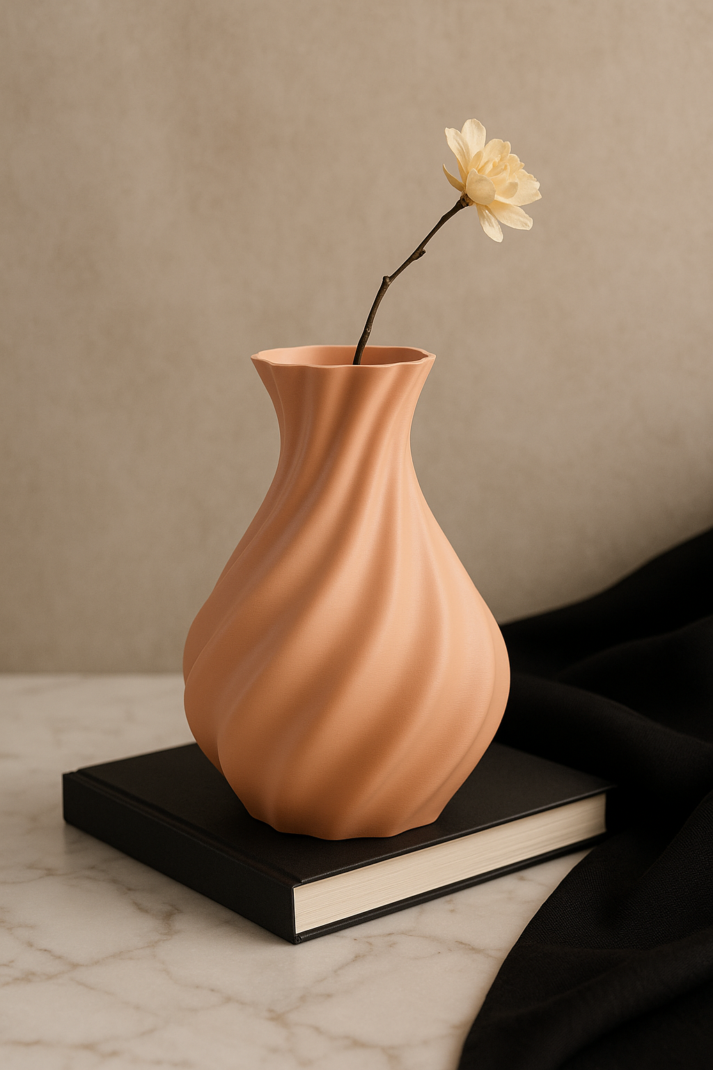 Vase élégant Swirl