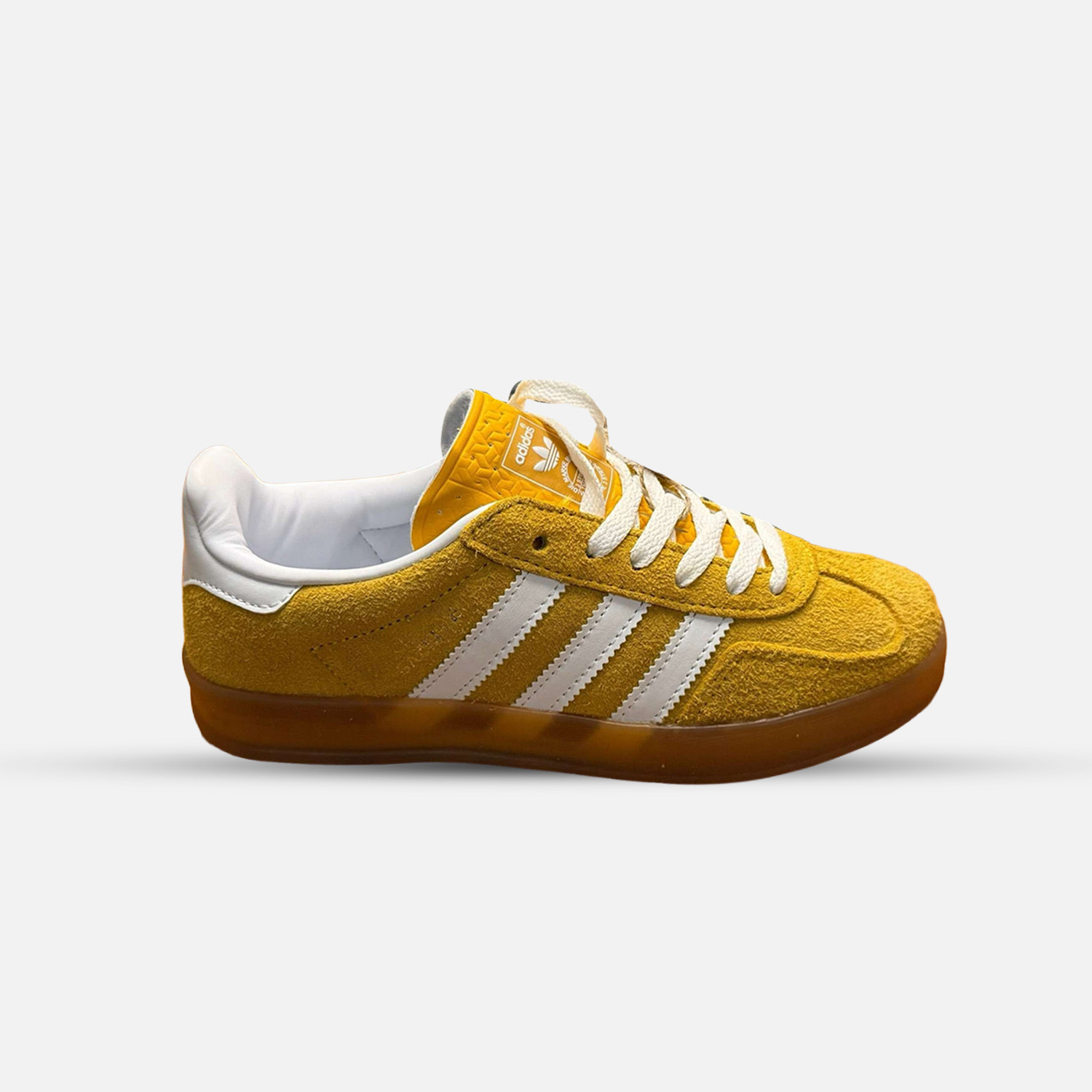 Adidas Gazelle Yellow Suede Sneakers