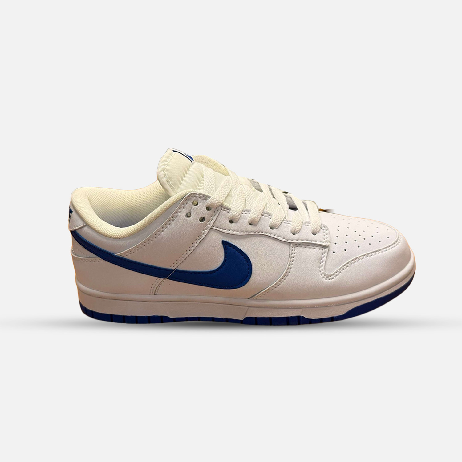 White & Blue Sneaker