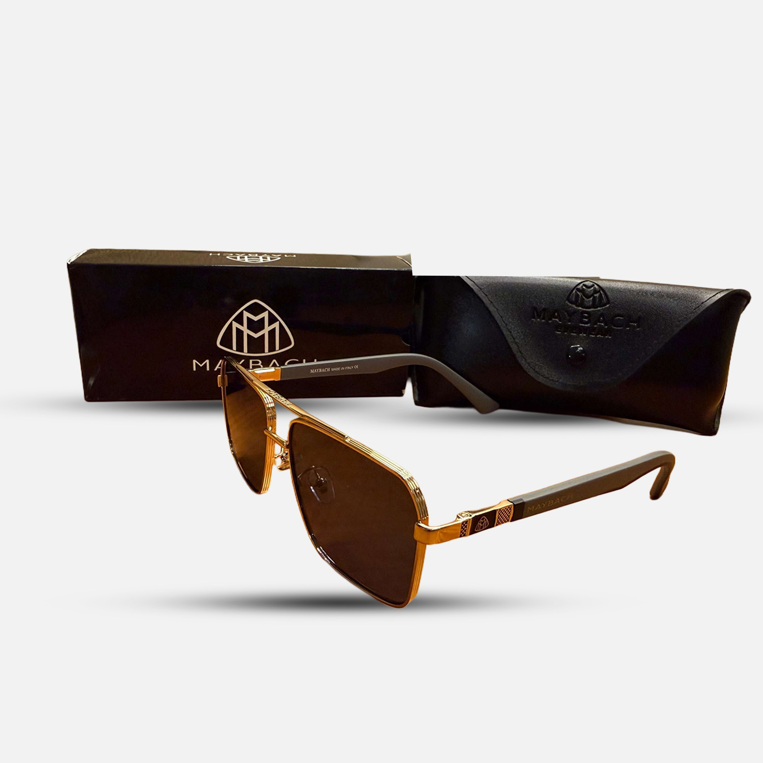 MAYBACH Gold Aviator Sunglasses