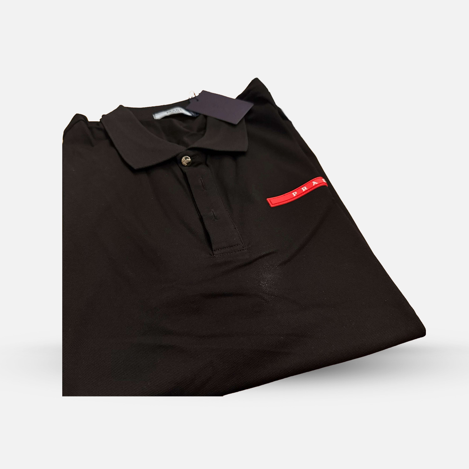 PRADA Black Polo Shirt