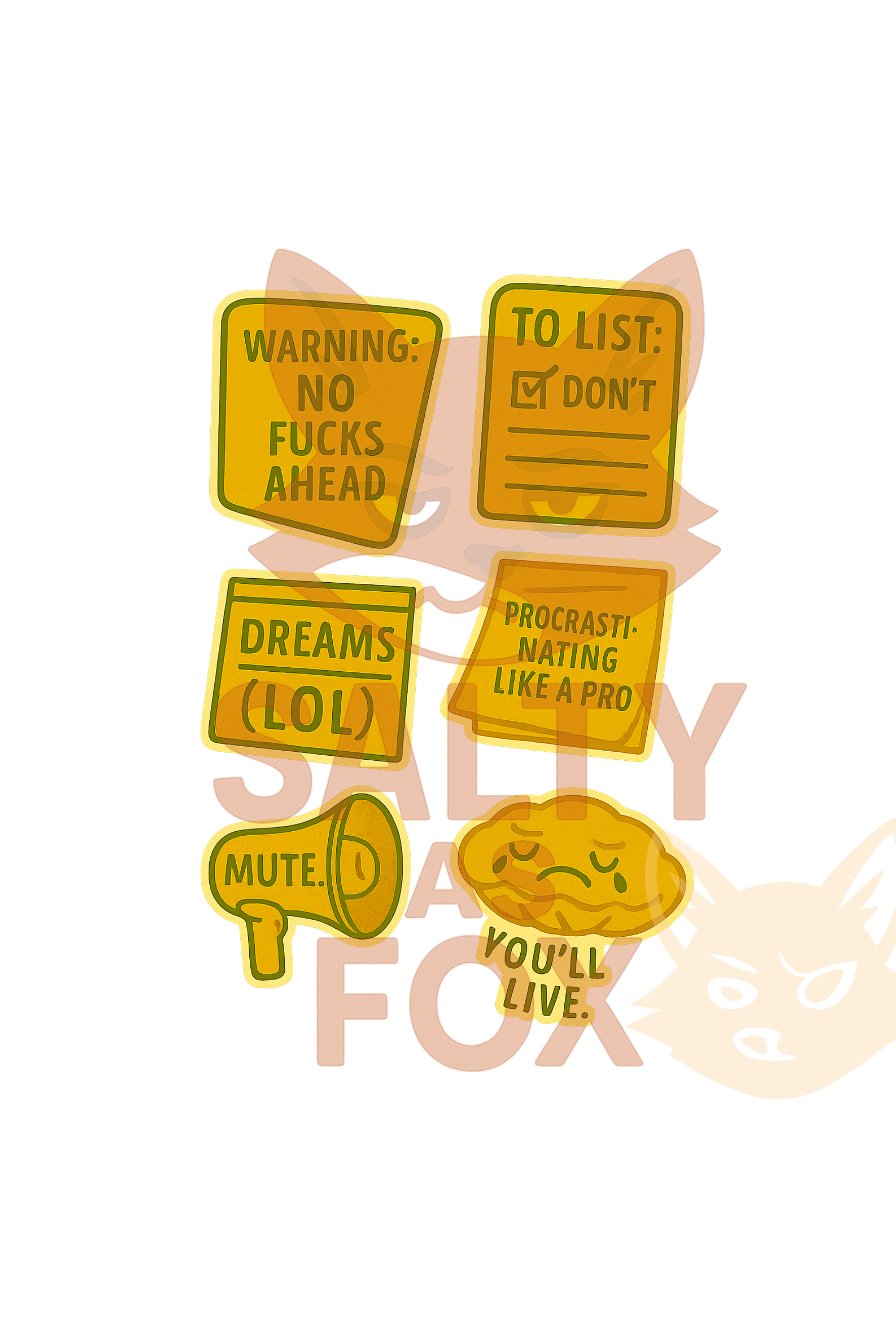 Salty Snapps Sticker Pack