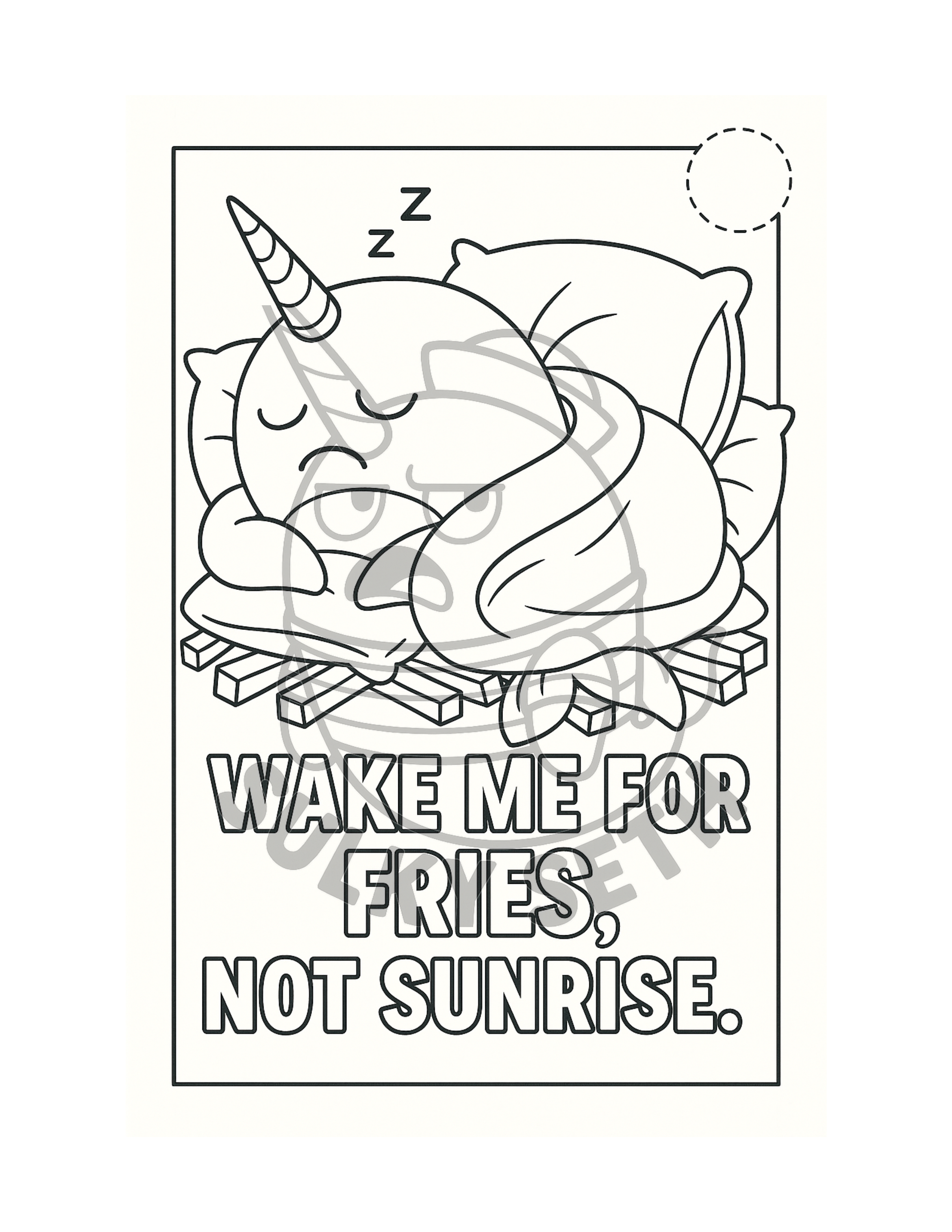 Salty as Fox: Sulky Seth Coloring Book