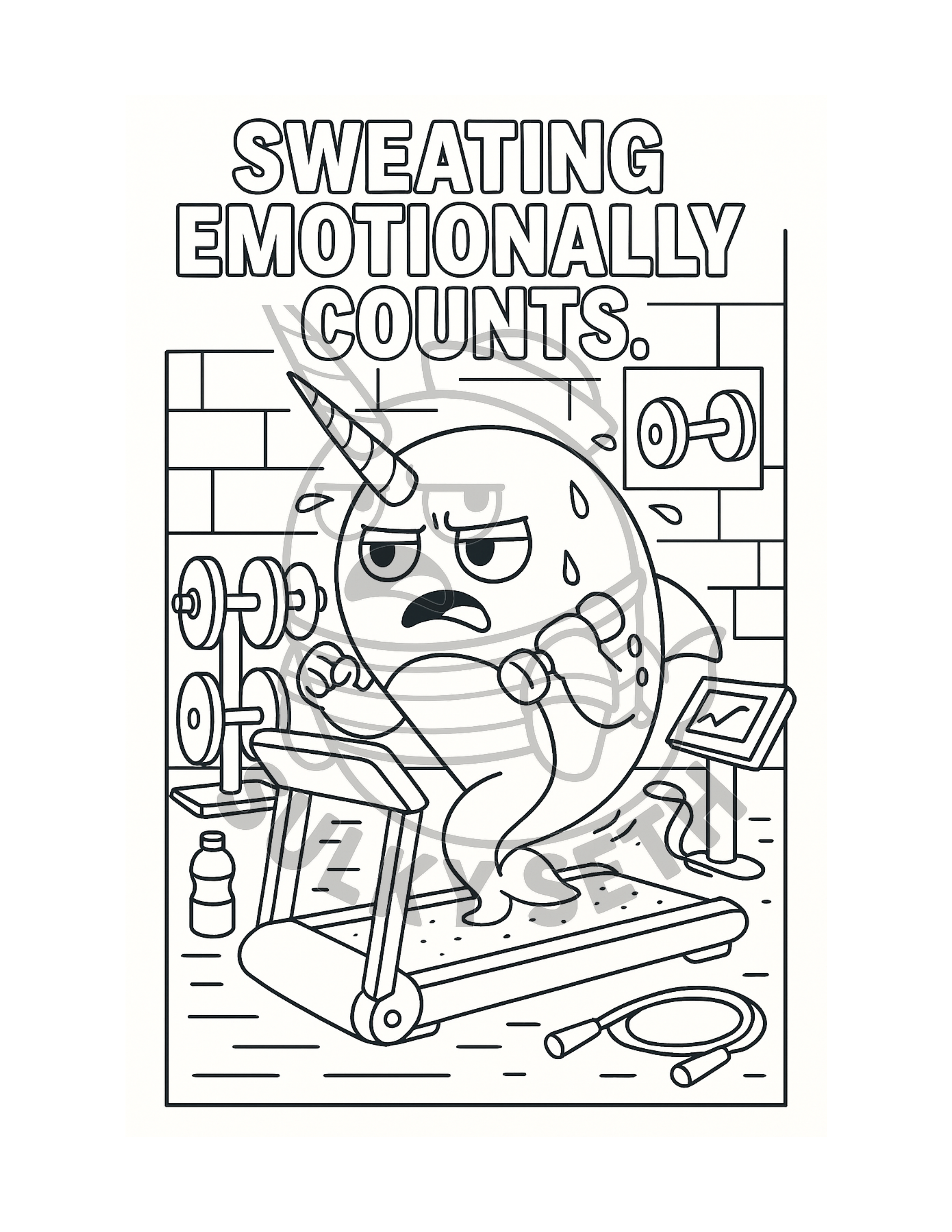 Salty as Fox: Sulky Seth Coloring Book