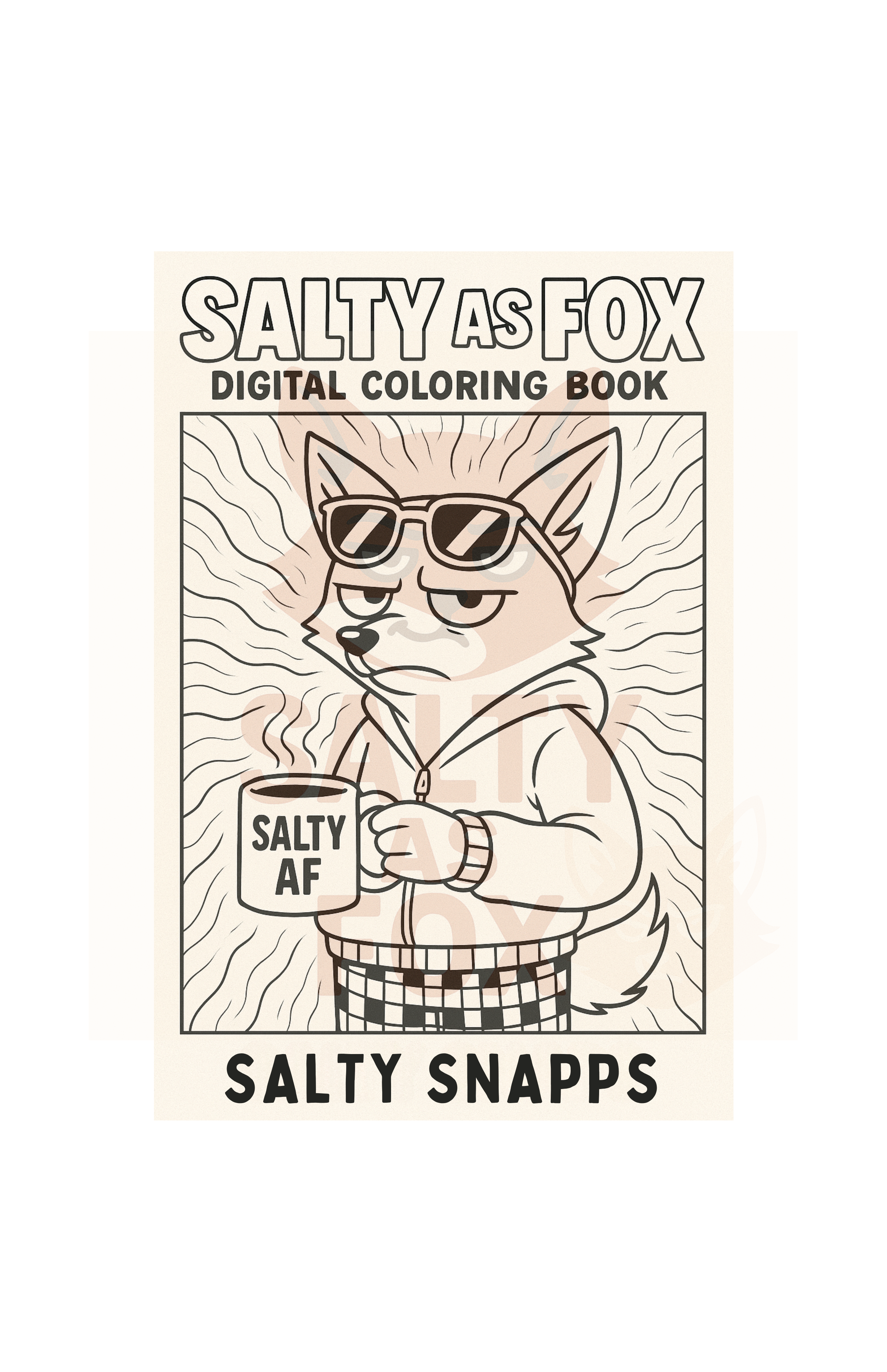 💅🔥 Salty Snapps Bundle: Coloring Book & Digital Sticker Pack