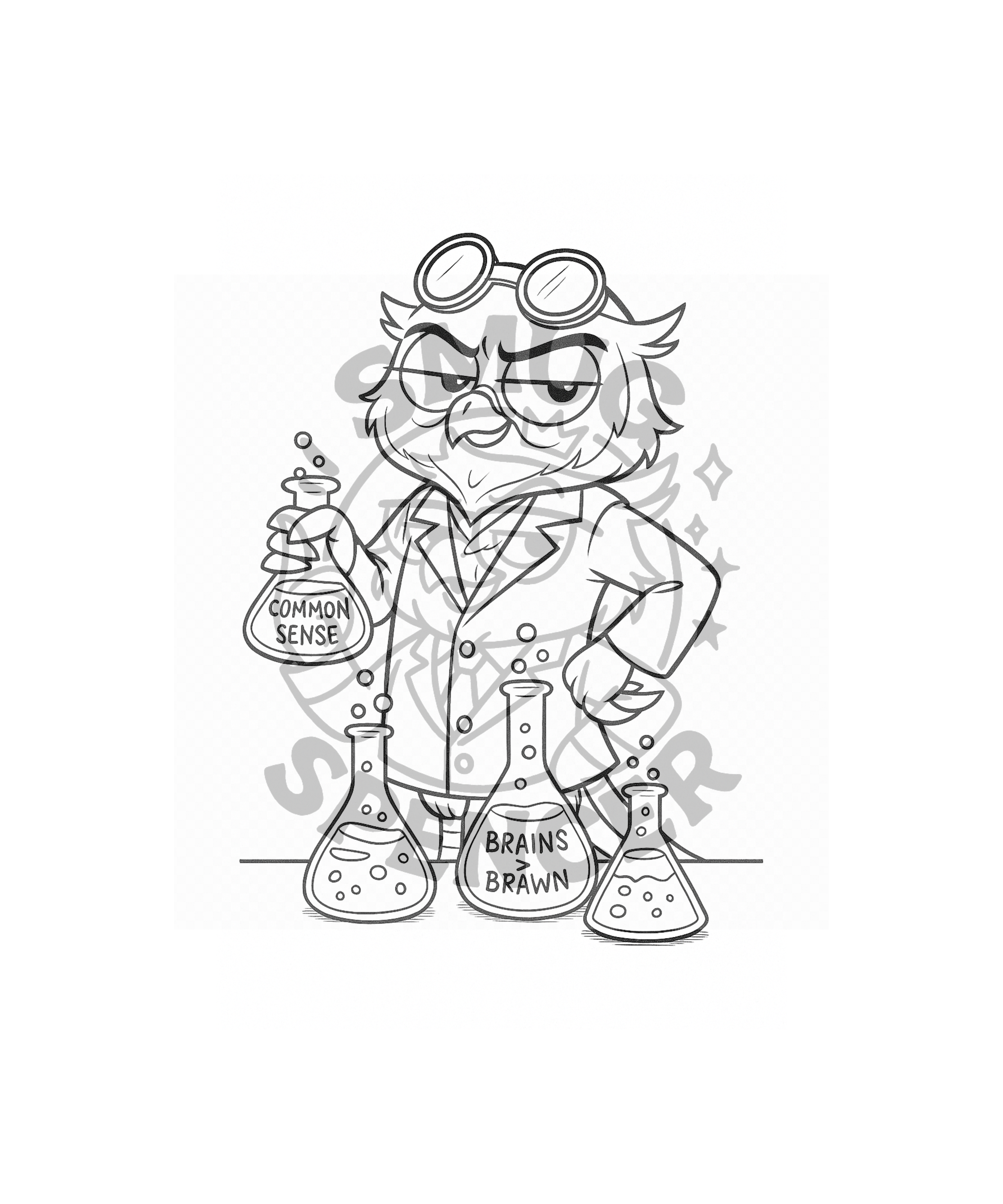 Smug Spencer: Coloring with Attitude