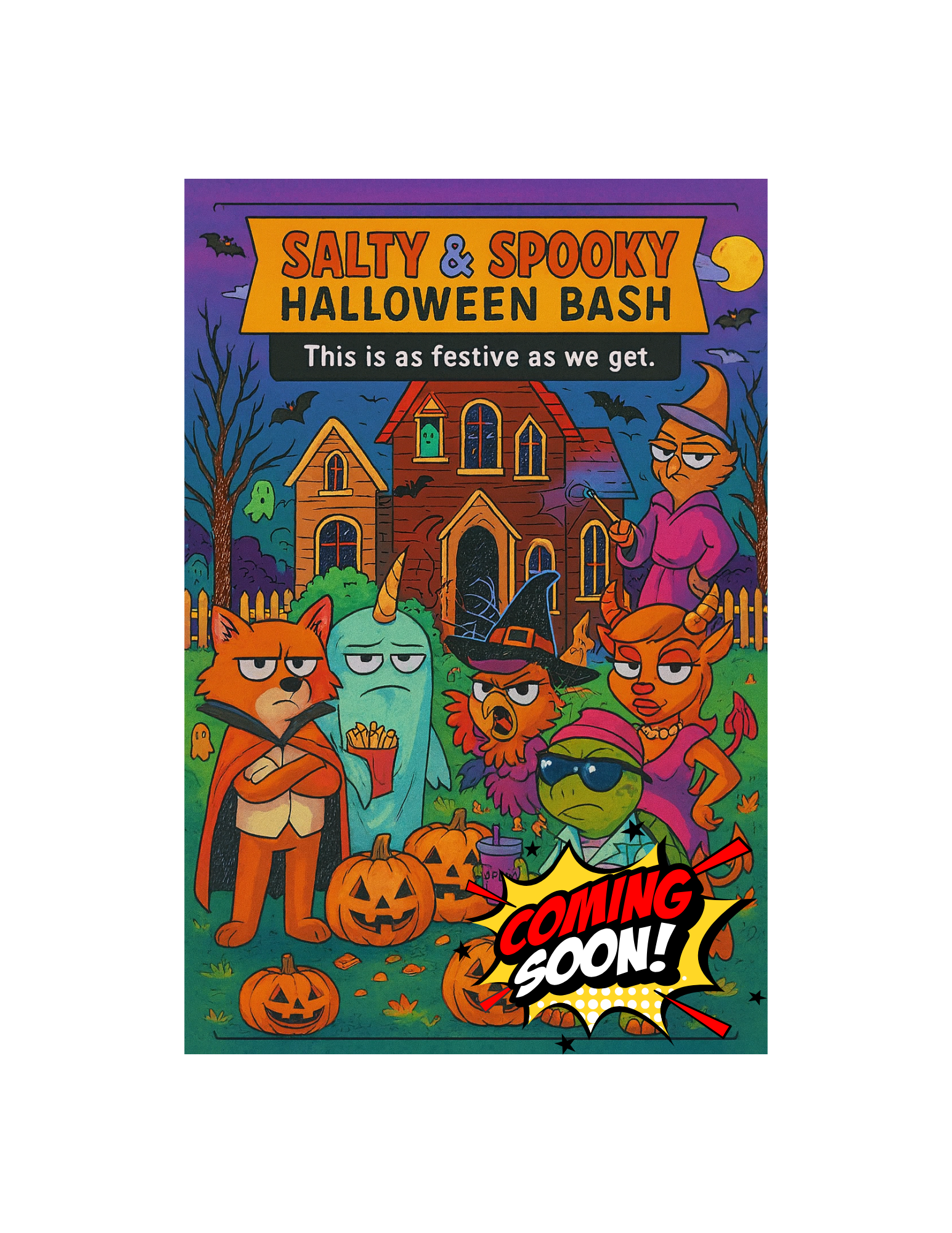 Salty & Spooky Halloween Bash Coloring Book ***Coming Soon***