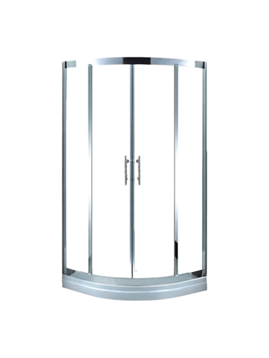 Round Shower Enclosure - Chrome