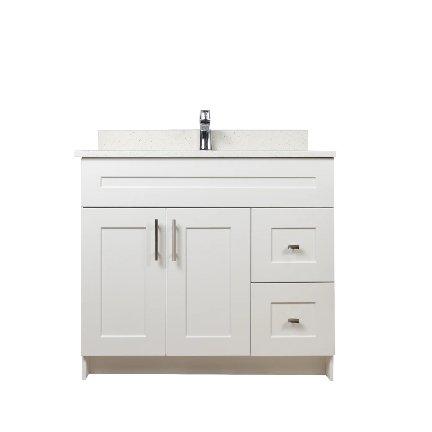 36" MDF With Drawers Vanity - Shaker Style