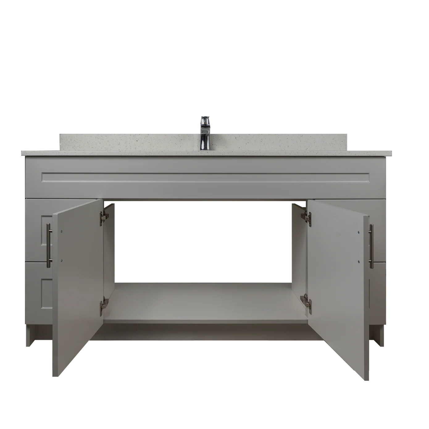 60" MDF Single Sink Vanity - Shaker Style