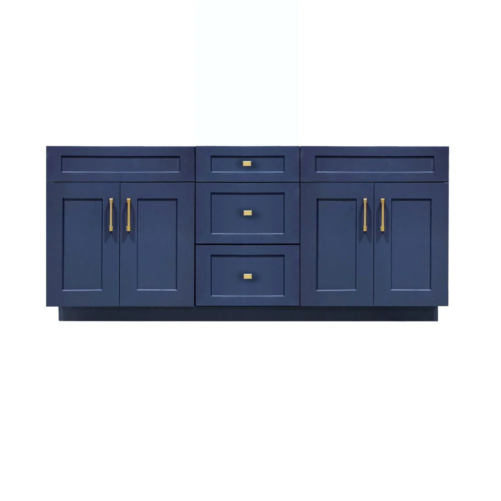 72" Wood Vanity Double Sink - Shaker