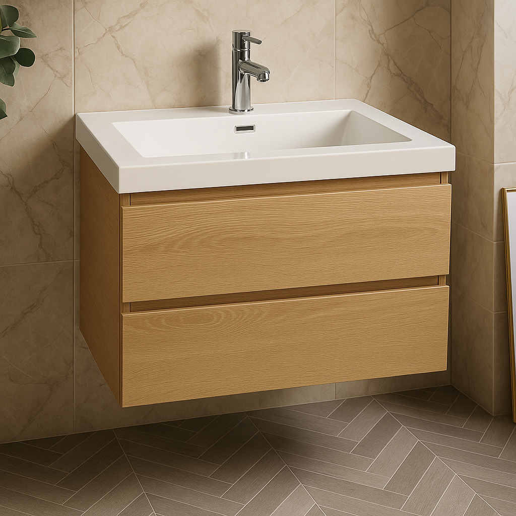 24" Single vanity with Two Drawers