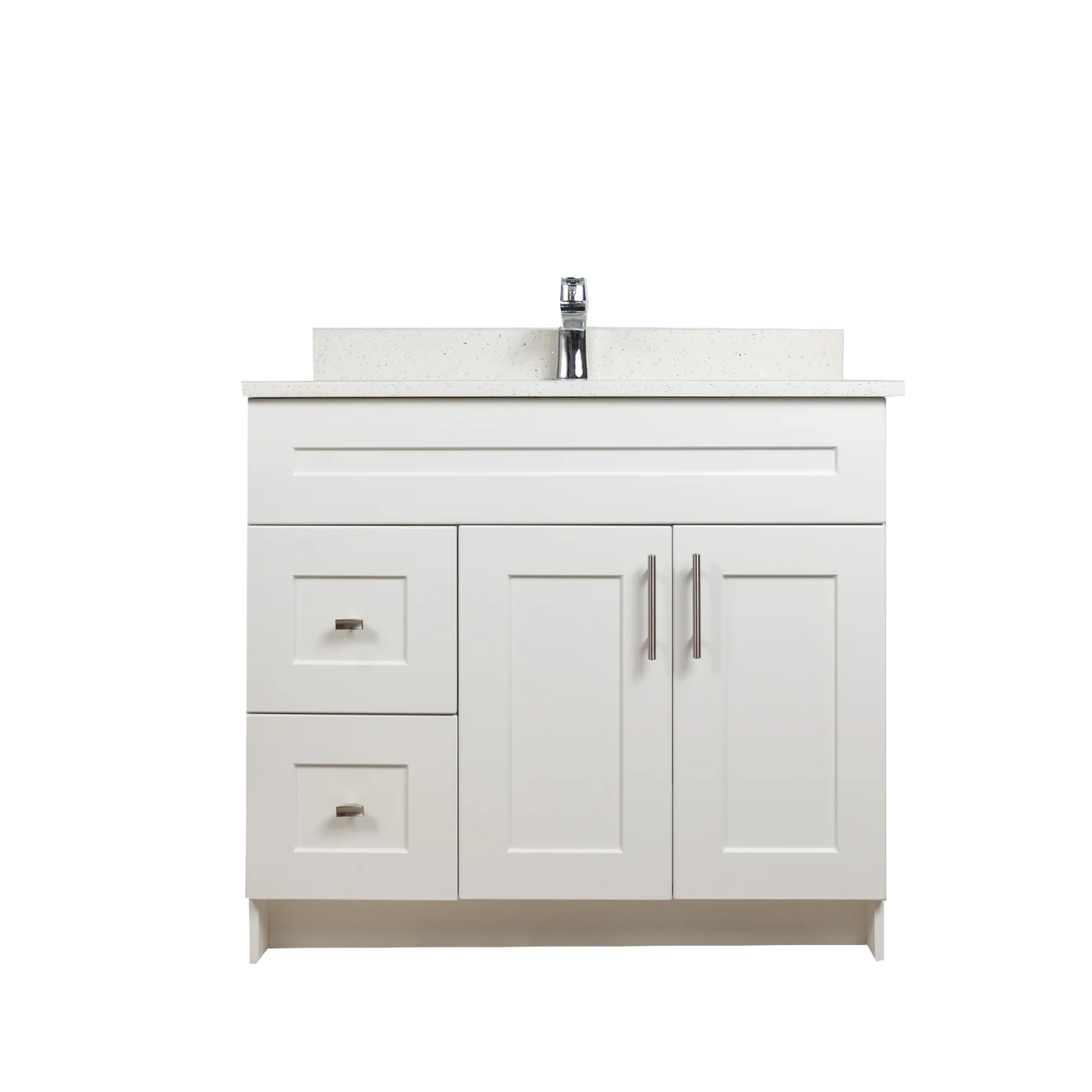 36" MDF With Drawers Vanity - Shaker Style
