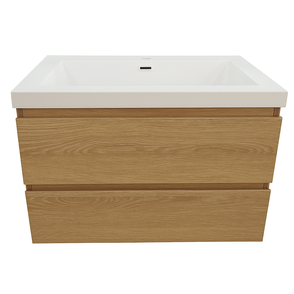 24" Single vanity with Two Drawers