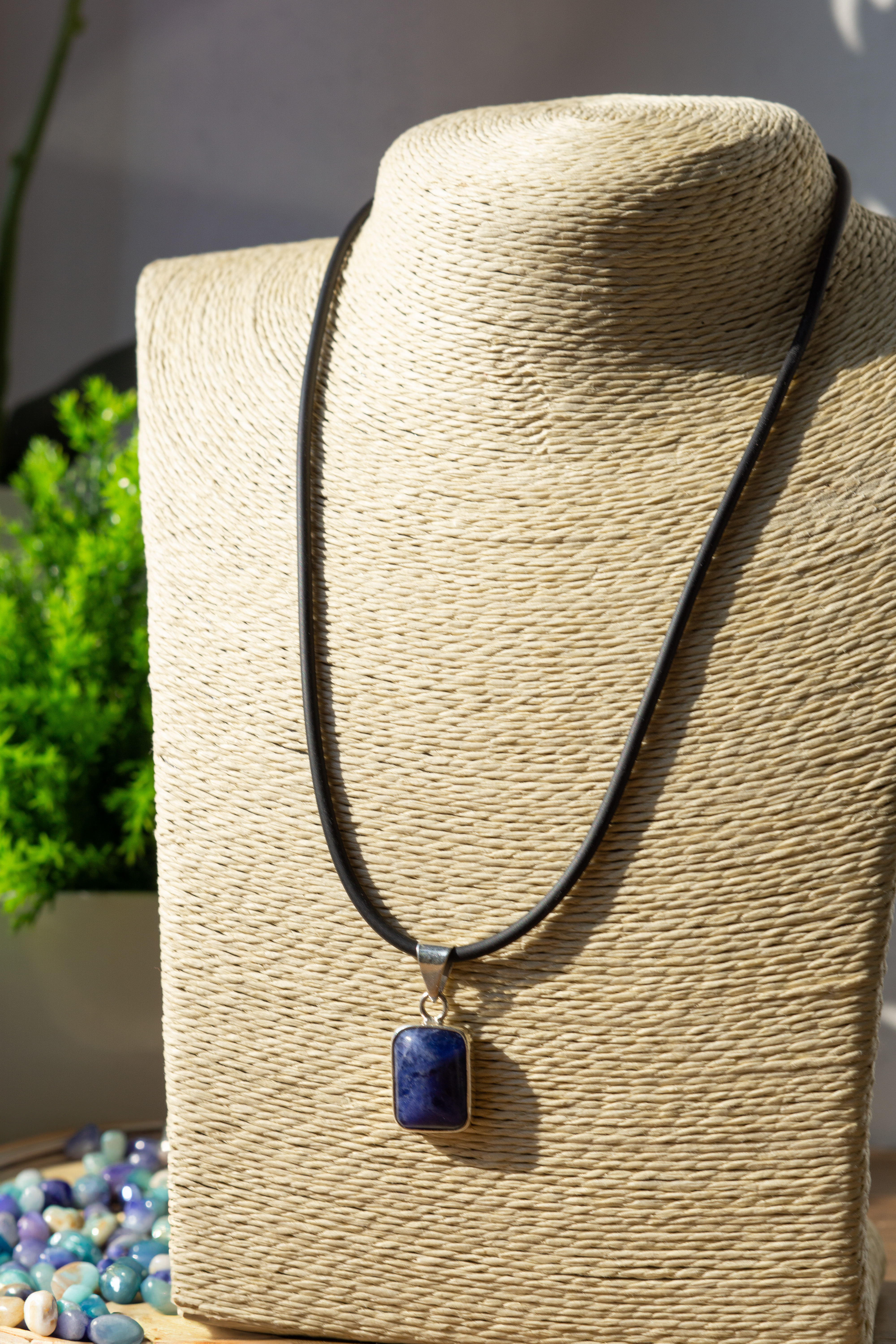 Collar Lapislázuli con plata